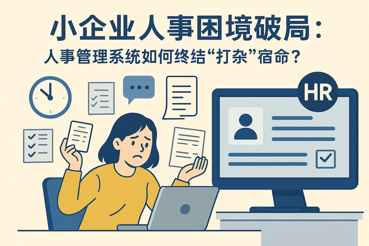 小企业人事困境破局：人事管理系统如何终结“打杂”宿命？