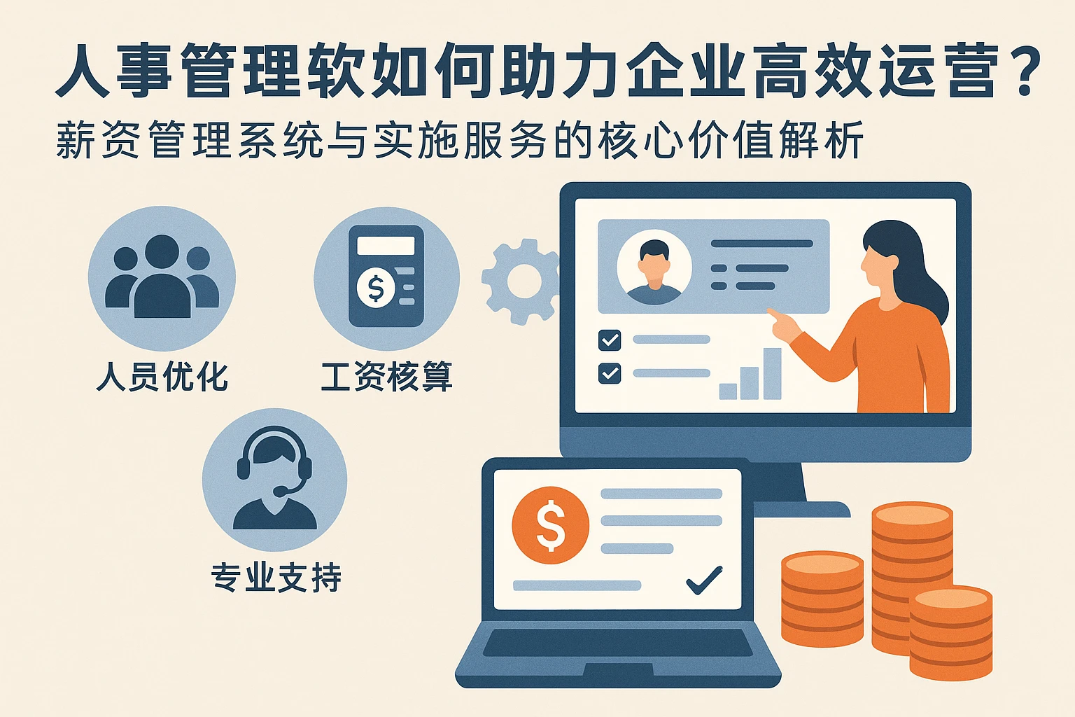 人事管理软件如何助力企业高效运营？薪资管理系统与实施服务的核心价值解析