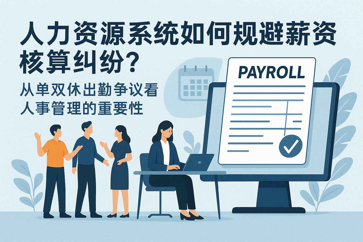 人力资源系统如何规避薪资核算纠纷？从单双休出勤争议看人事管理的重要性