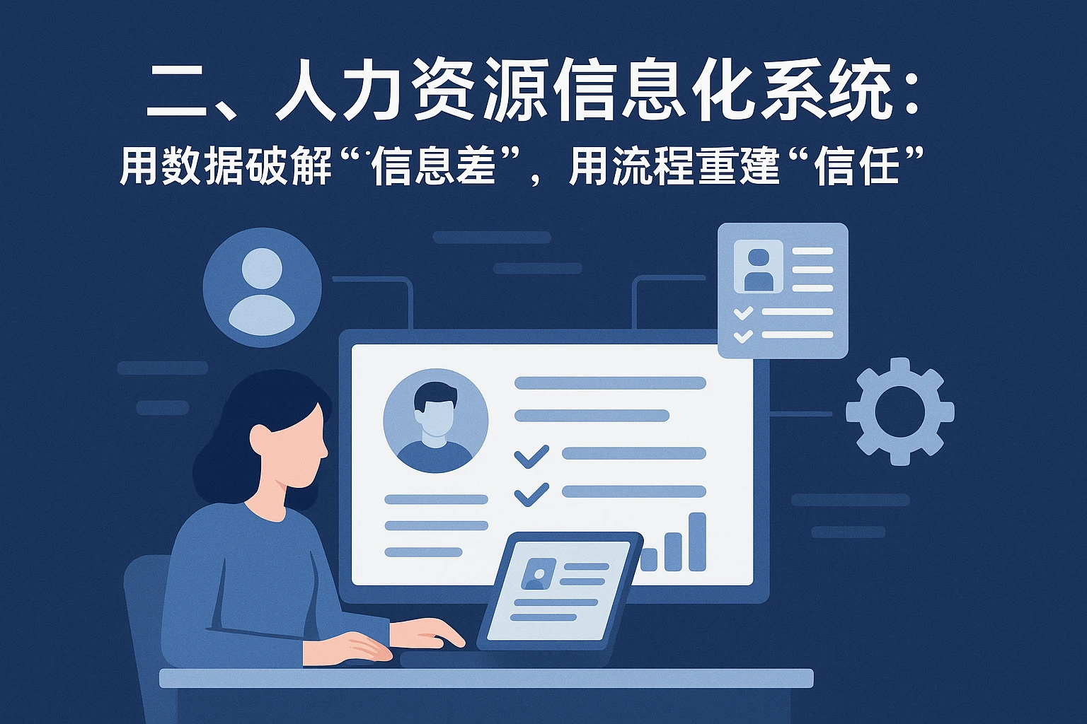 二、人力资源信息化系统：用数据破解“信息差”，用流程重建“信任”