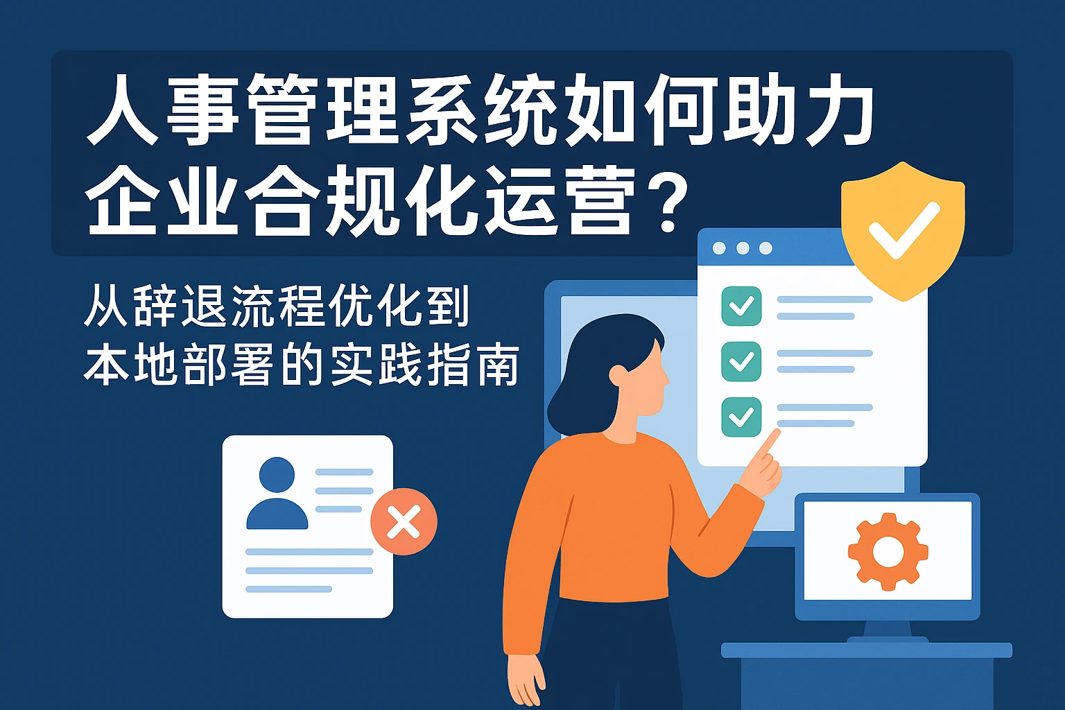 人事管理系统如何助力企业合规化运营？从辞退流程优化到本地部署的实践指南