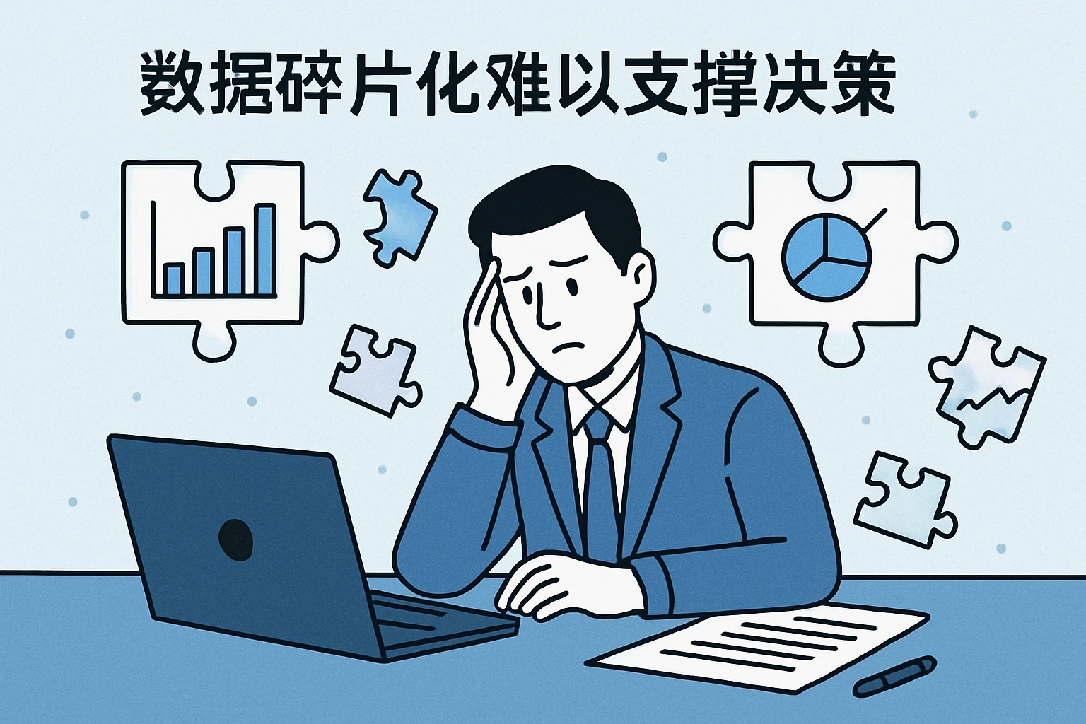 2. 数据碎片化难以支撑决策