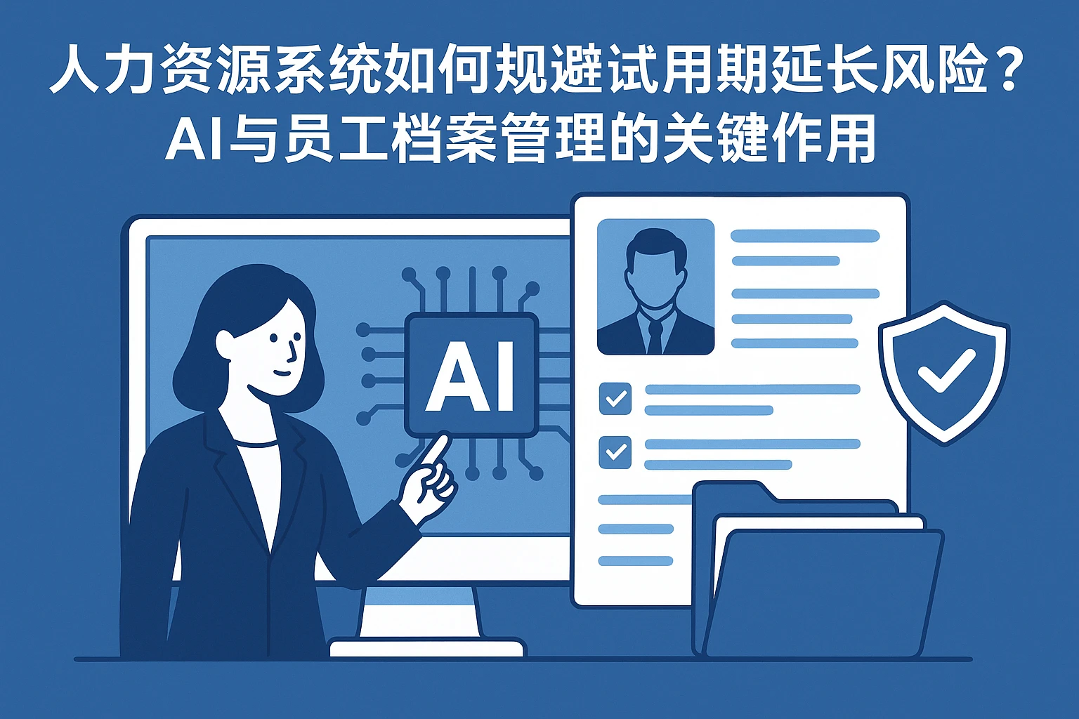 人力资源系统如何规避试用期延长风险？AI与员工档案管理的关键作用
