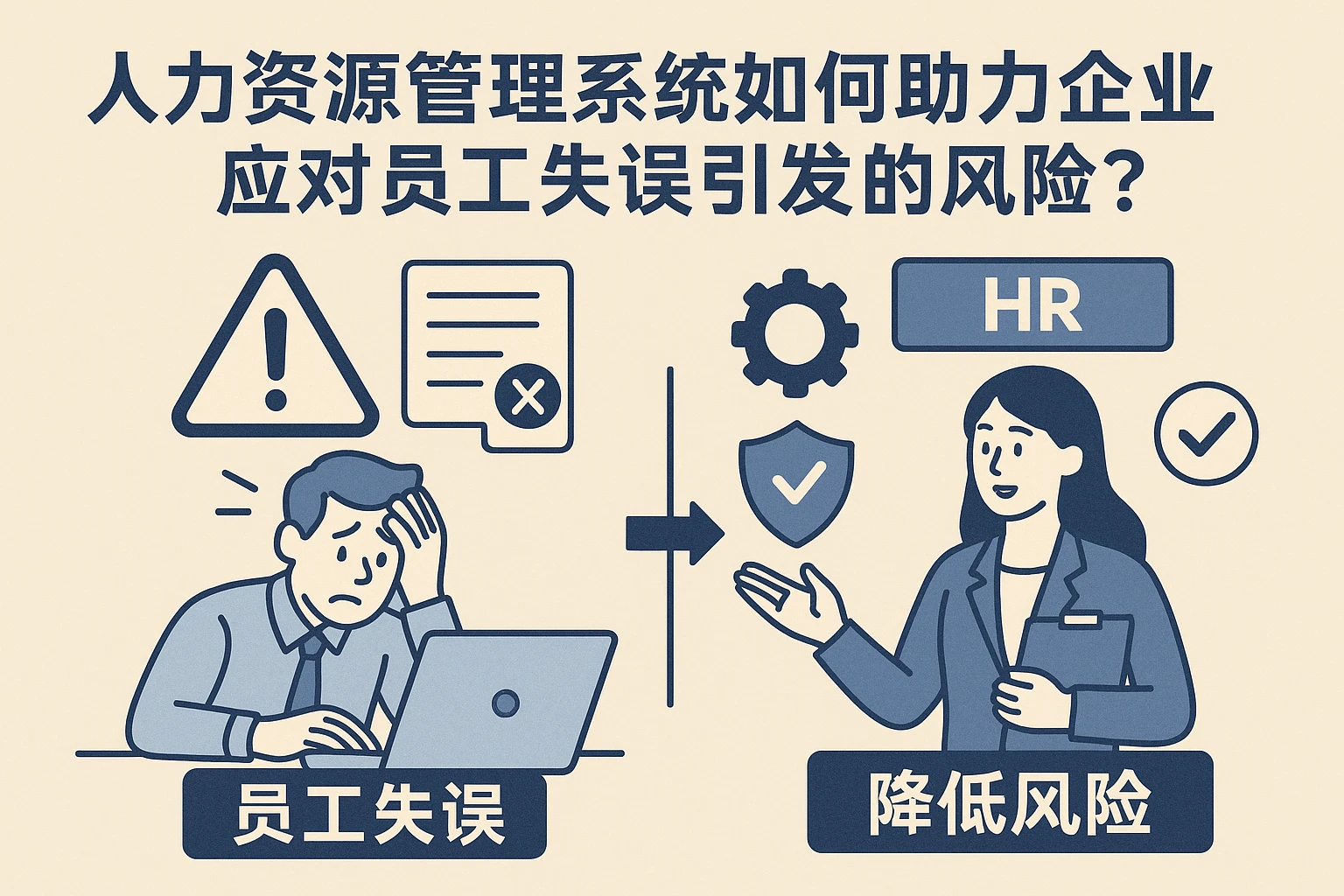 人力资源管理系统如何助力企业应对员工失误引发的风险？