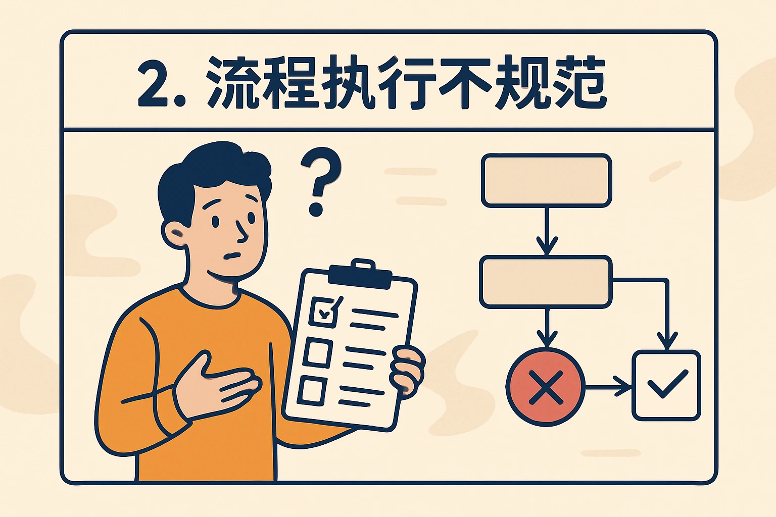 2. 流程执行不规范