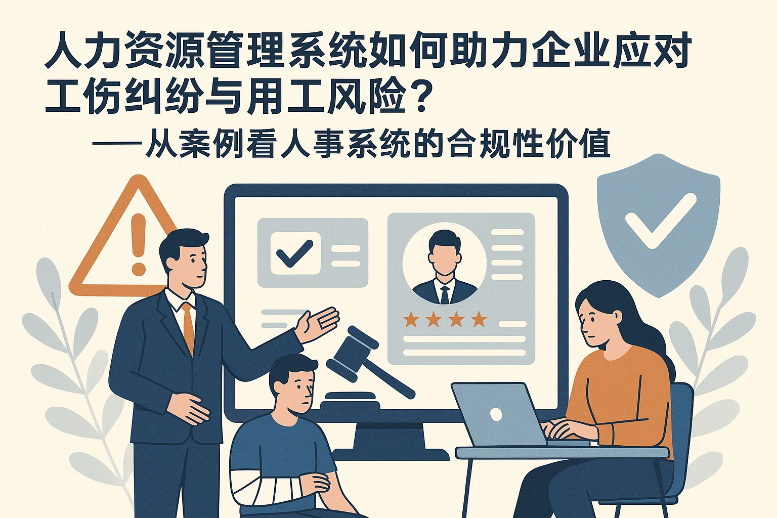 人力资源管理系统如何助力企业应对工伤纠纷与用工风险？——从案例看人事系统的合规性价值