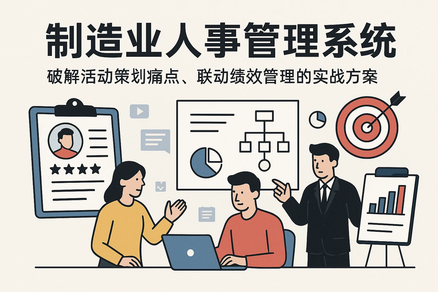 制造业人事管理系统：破解活动策划痛点，联动绩效管理的实战方案