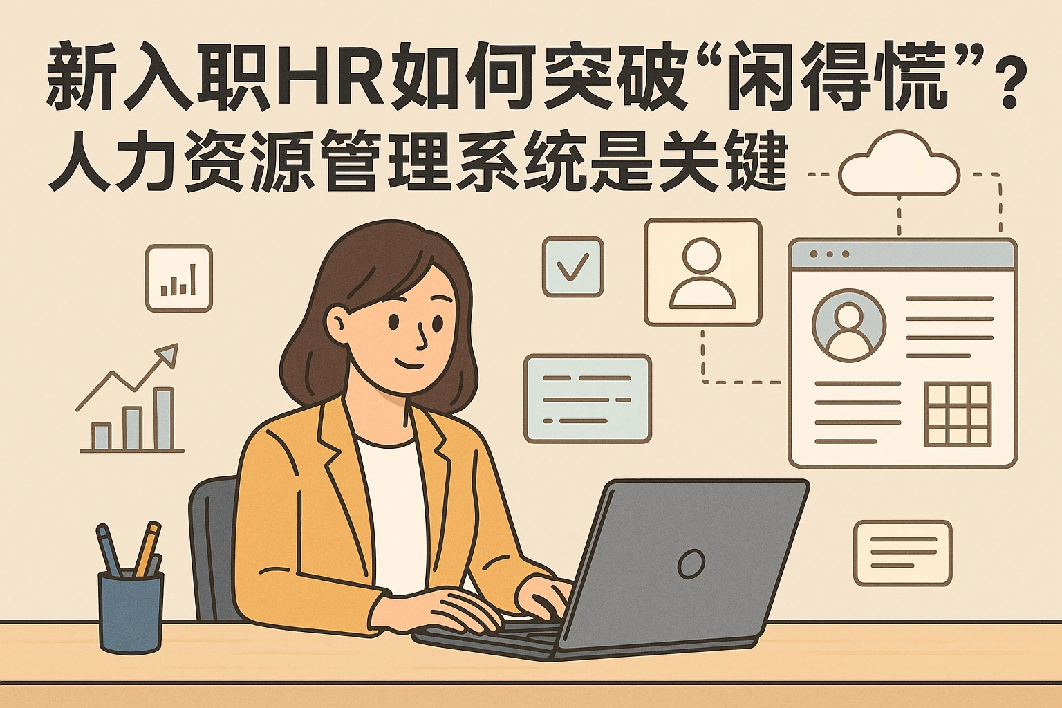 新入职HR如何突破“闲得慌”困境？人力资源管理系统是关键