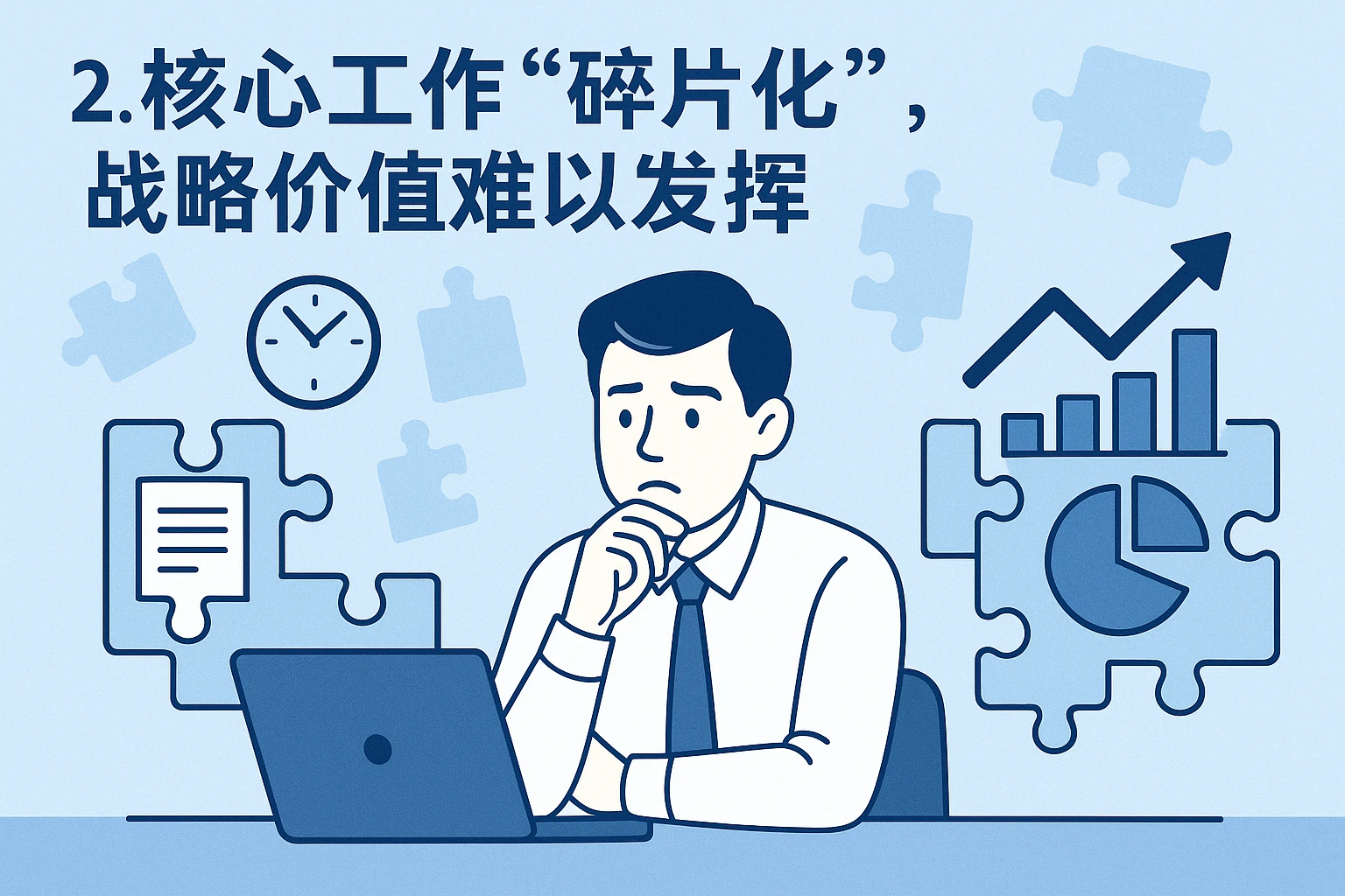 2. 核心工作“碎片化”，战略价值难以发挥