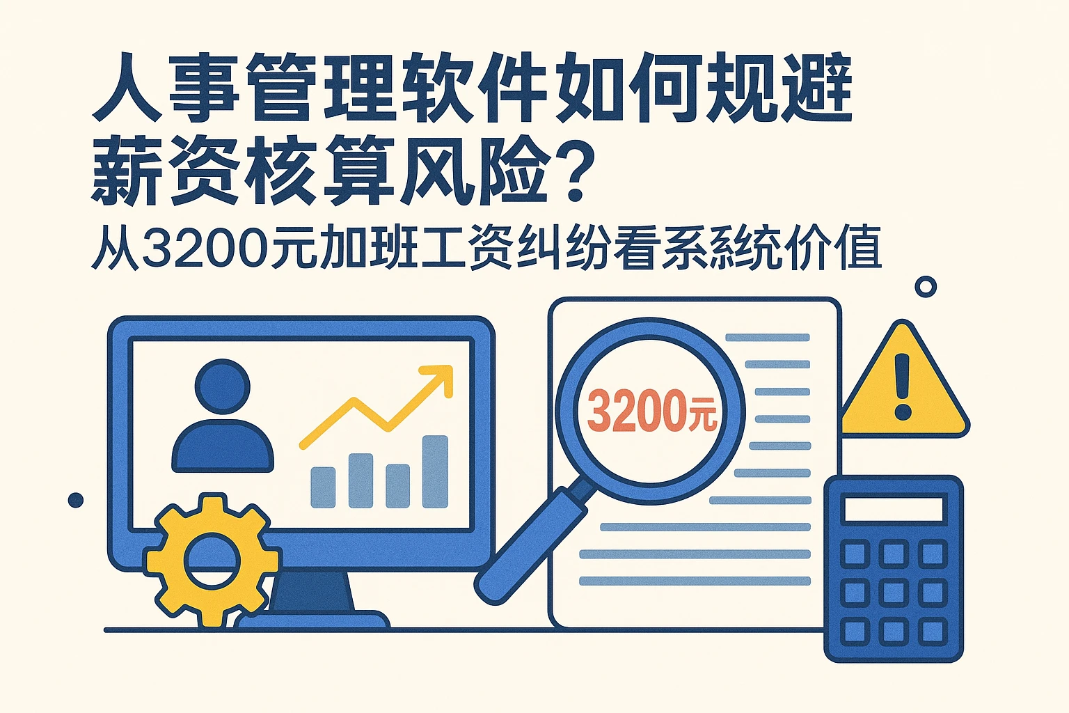 人事管理软件如何规避薪资核算风险？从3200元加班工资纠纷看系统价值