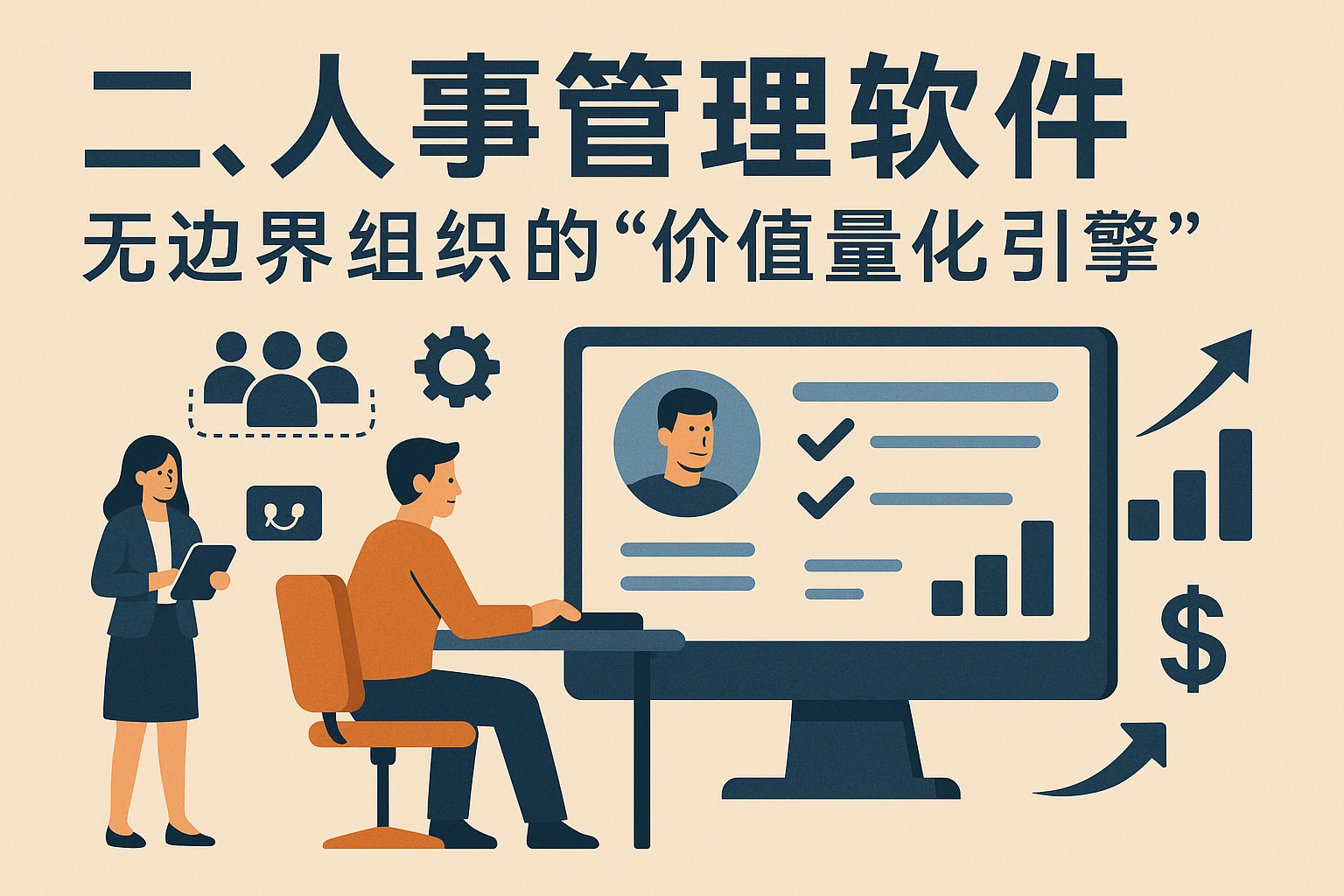 二、人事管理软件：无边界组织的“价值量化引擎”
