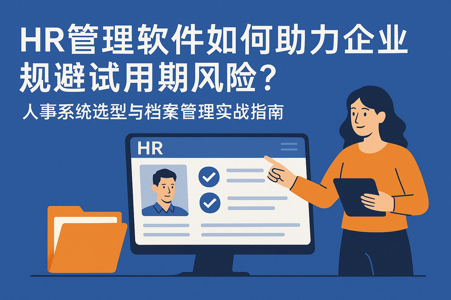HR管理软件如何助力企业规避试用期风险？人事系统选型与档案管理实战指南