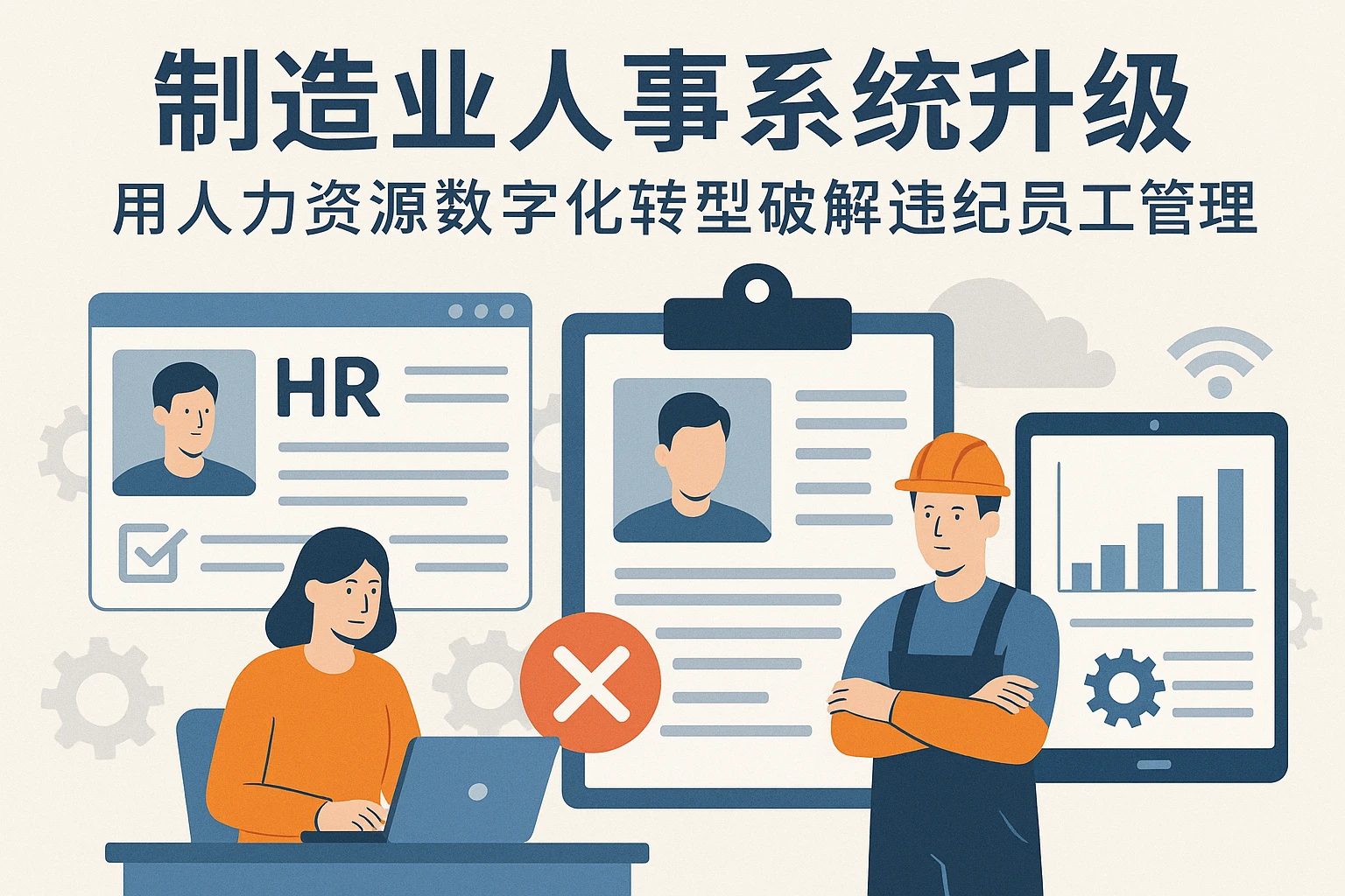 制造业人事系统升级：用人力资源数字化转型破解违纪员工管理难题