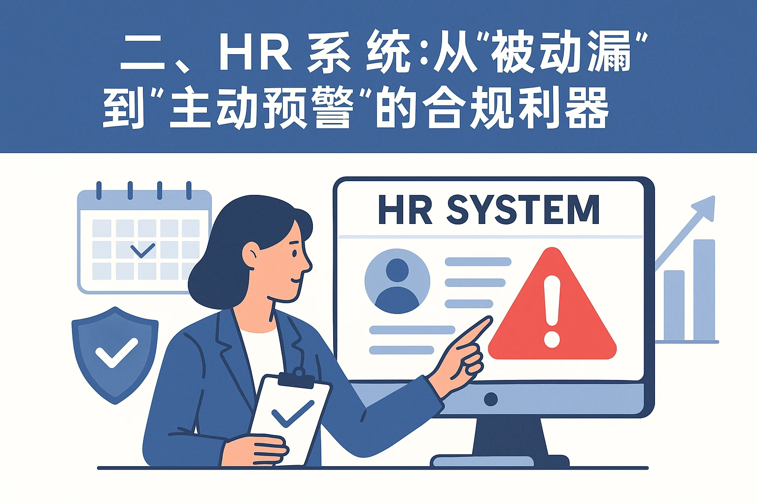 二、HR系统：从“被动补漏”到“主动预警”的合规利器