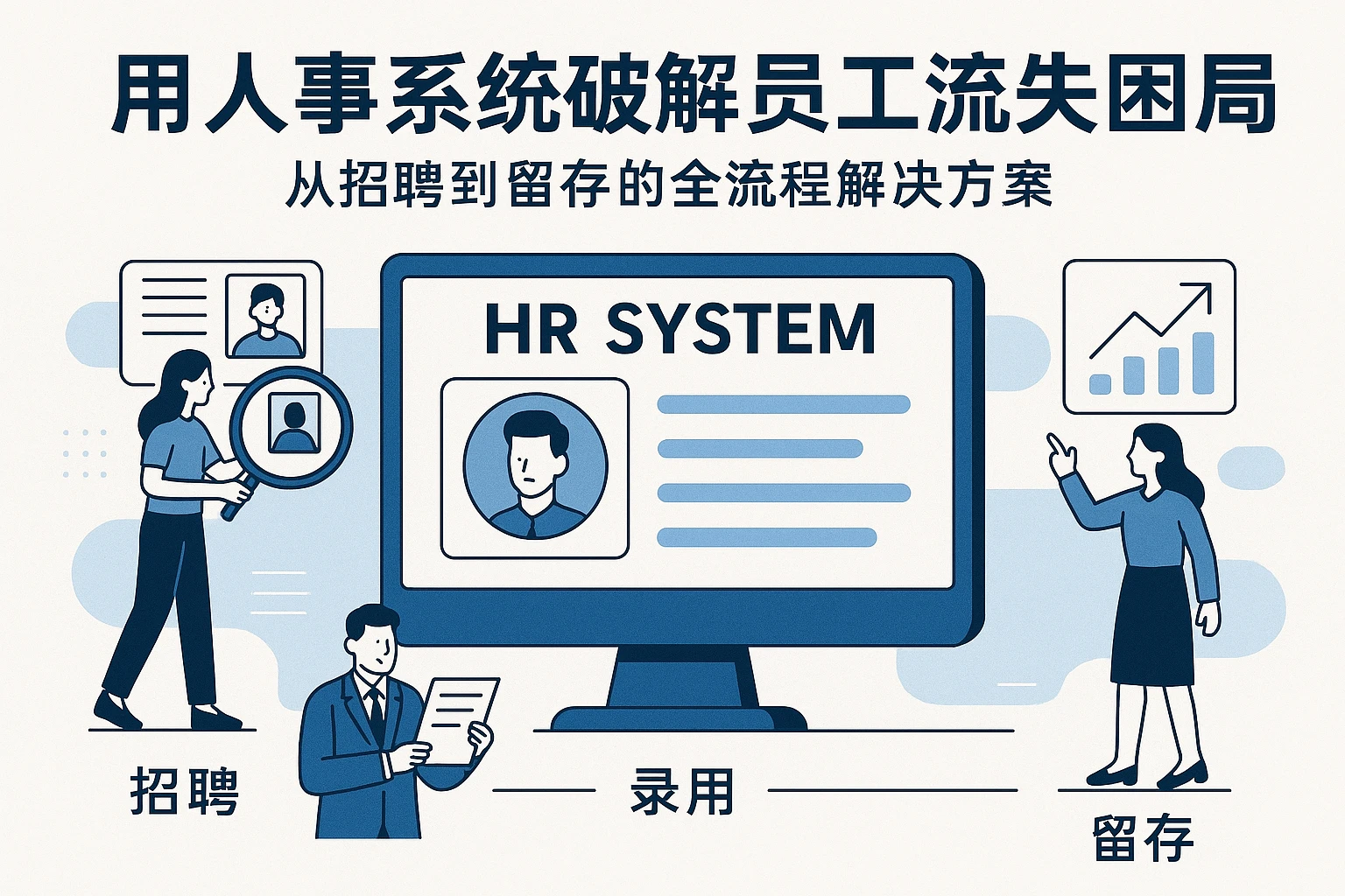 用人事系统破解员工流失困局：从招聘到留存的全流程解决方案