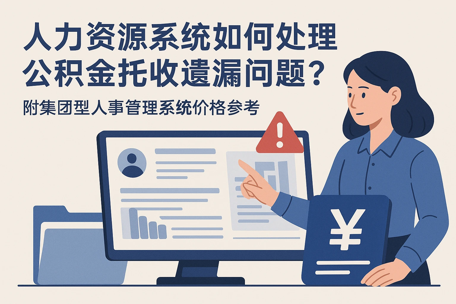 人力资源系统如何解决公积金托收遗漏问题？附集团型人事管理系统价格参考