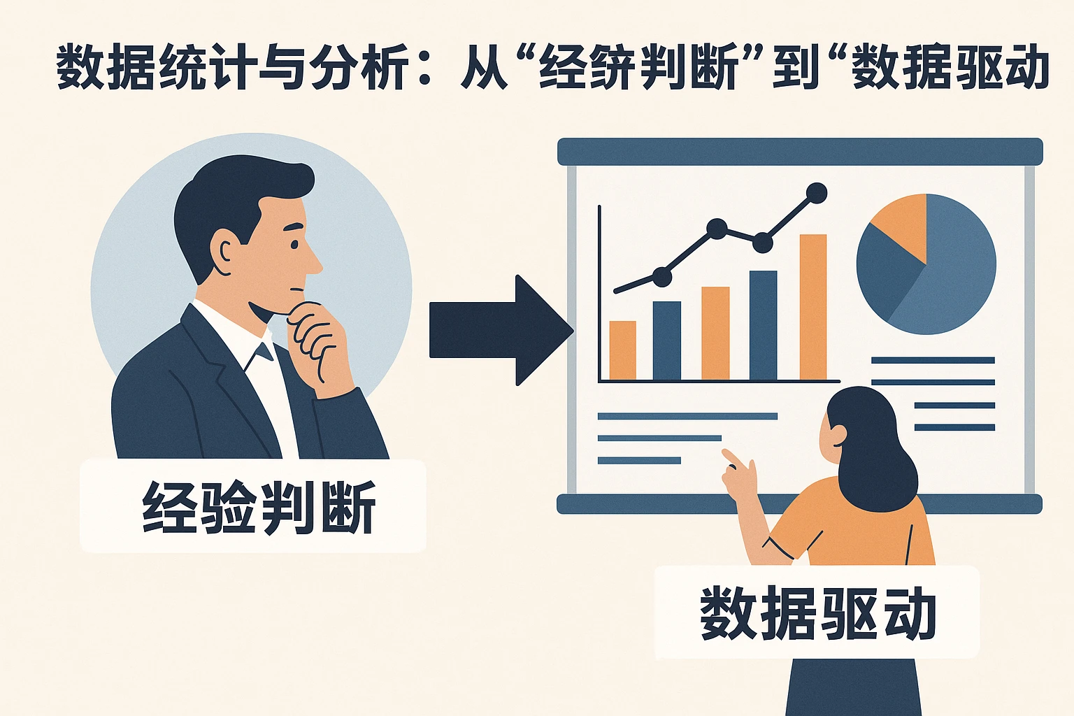 2. 数据统计与分析：从“经验判断”到“数据驱动”的转型