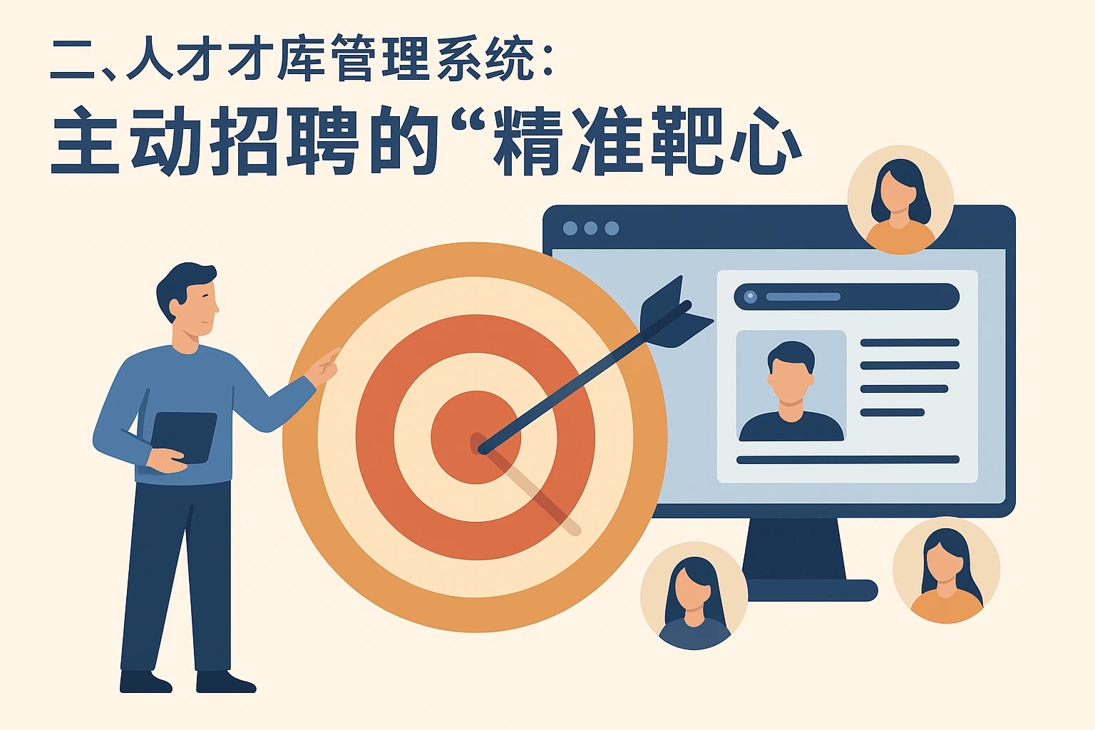 二、人才库管理系统：主动招聘的“精准靶心”