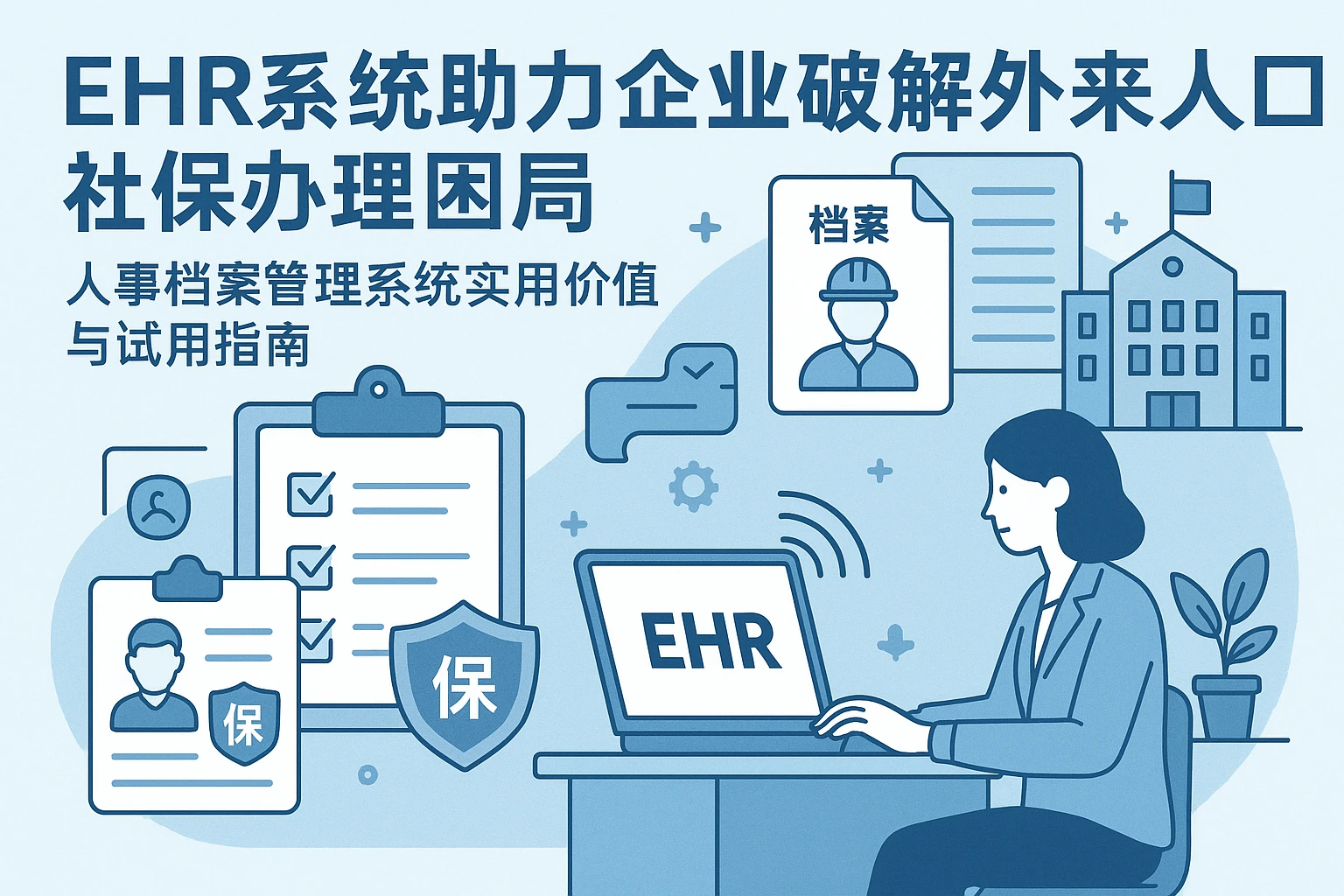 EHR系统助力企业破解外来人口社保办理困局——人事档案管理系统实用价值与试用指南