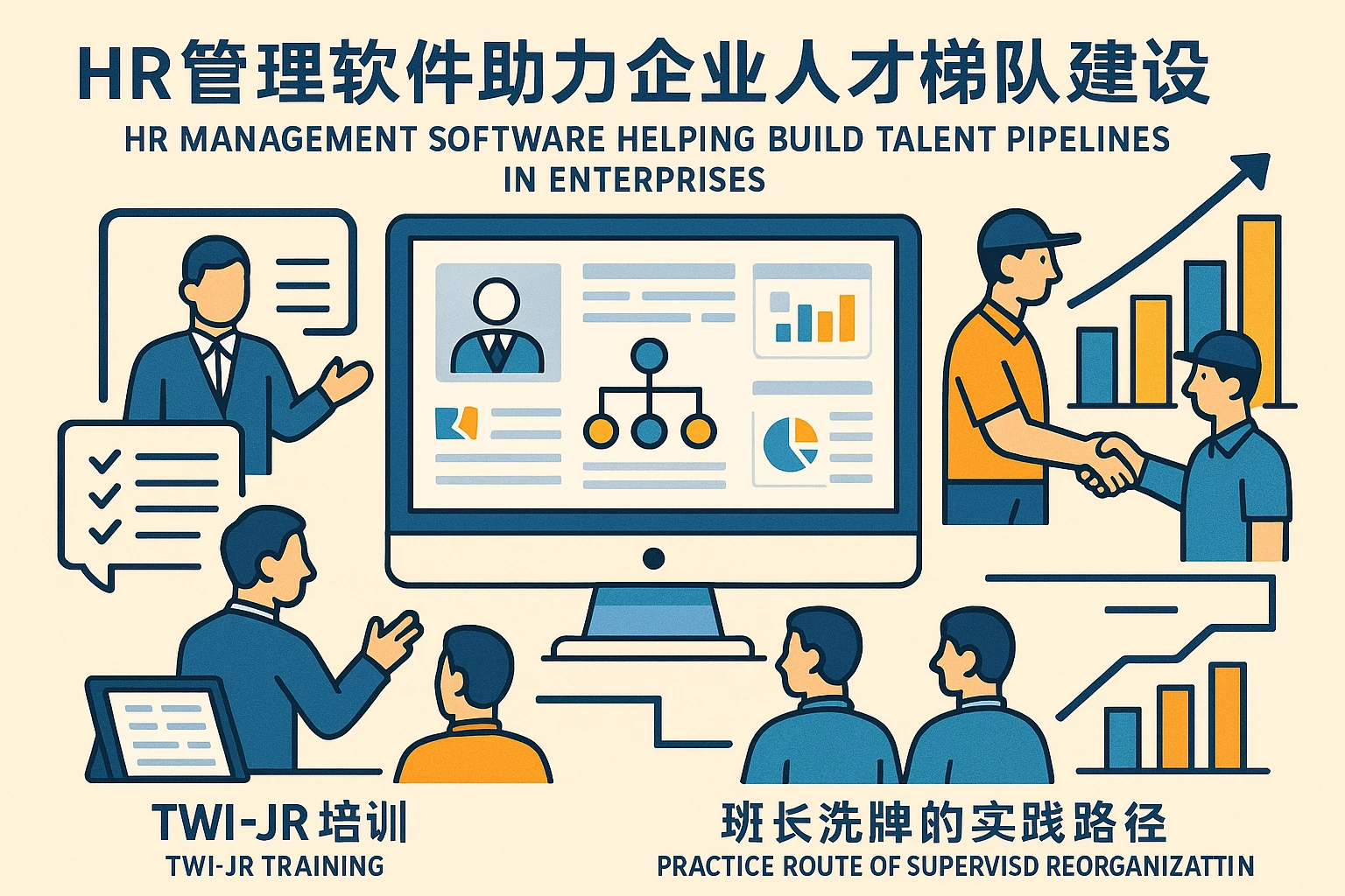 HR管理软件助力企业人才梯队建设：从TWI-JR培训到班长洗牌的实践路径