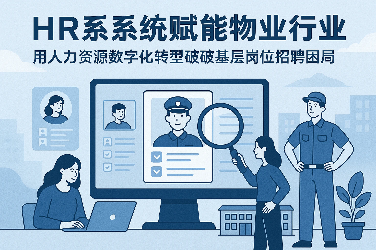 HR系统赋能物业行业：用人力资源数字化转型破解基层岗位招聘困局