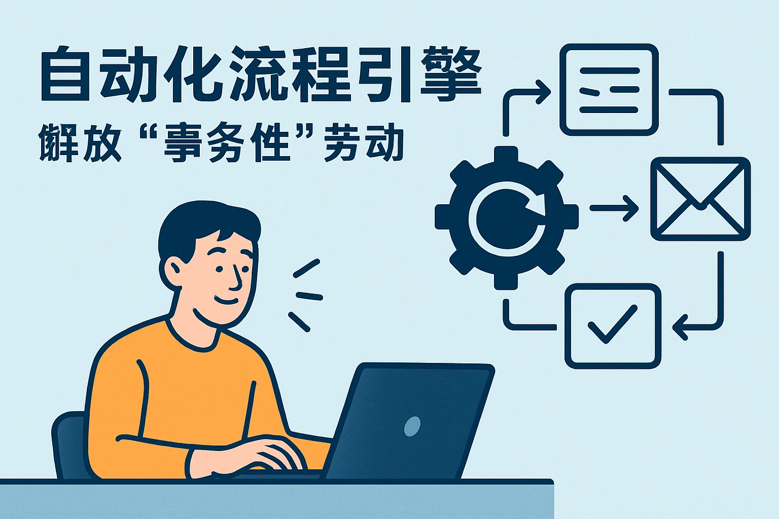 2. 自动化流程引擎：解放“事务性”劳动