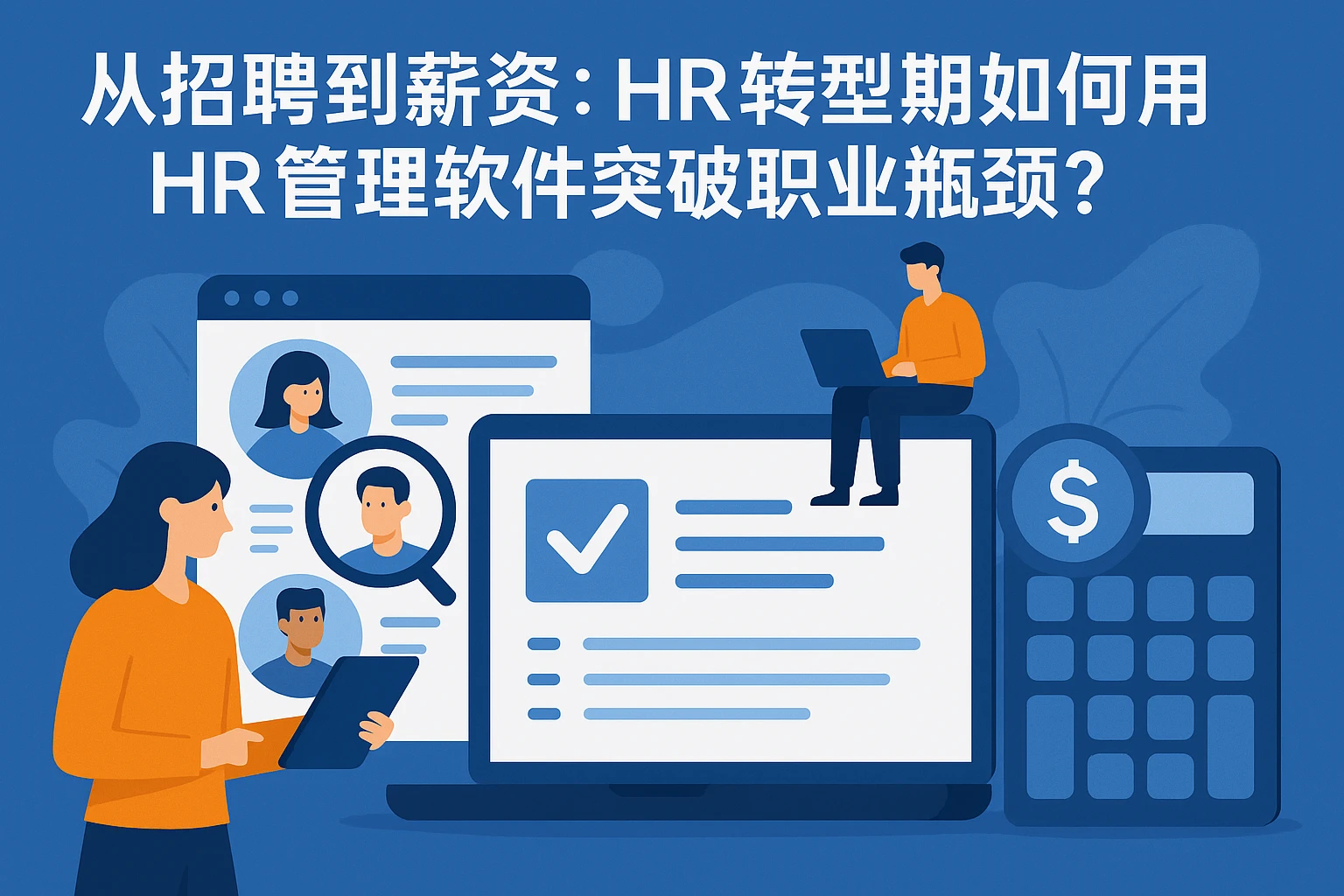 从招聘到薪资：HR转型期如何用HR管理软件突破职业瓶颈？