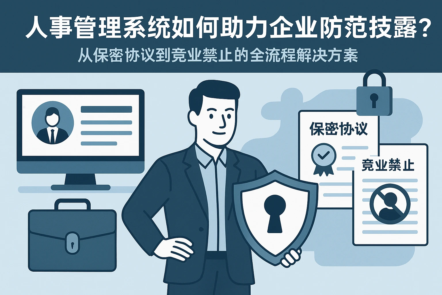 人事管理系统如何助力企业防范技术泄露？从保密协议到竞业禁止的全流程解决方案