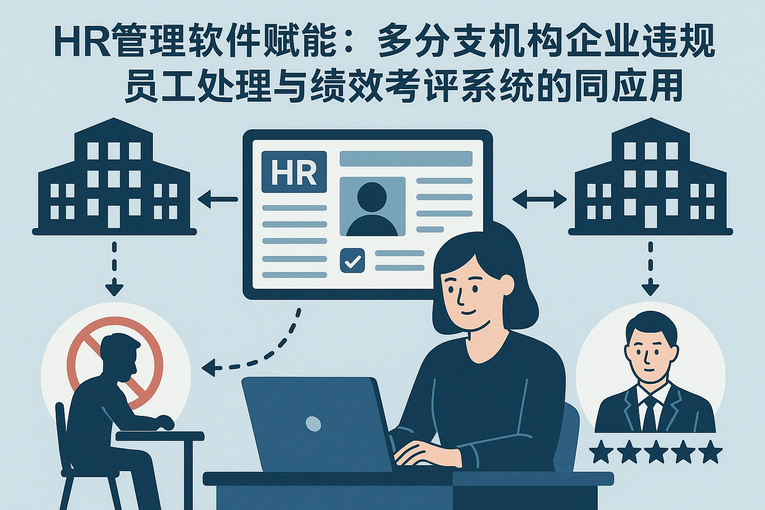 HR管理软件赋能：多分支机构企业违规员工处理与绩效考评系统的协同应用