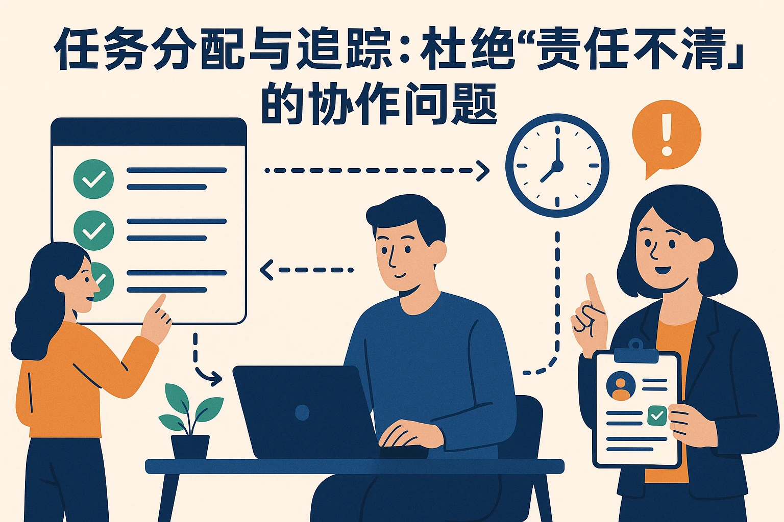 2. 任务分配与追踪：杜绝“责任不清”的协作问题