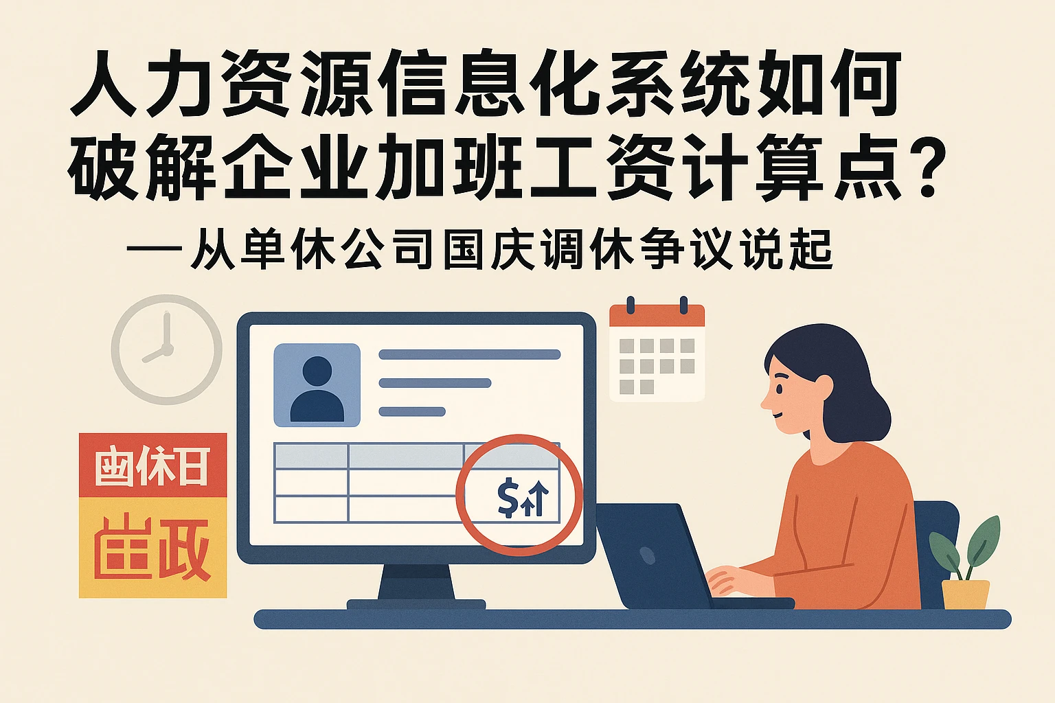 人力资源信息化系统如何破解企业加班工资计算痛点？——从单休公司国庆调休争议说起