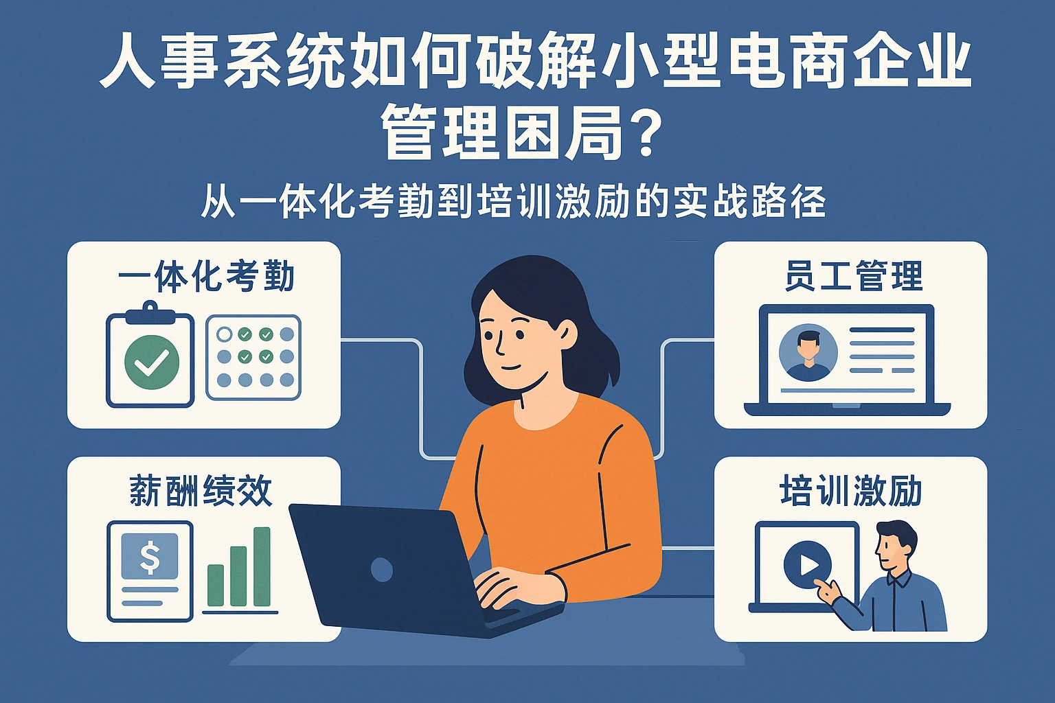 人事系统如何破解小型电商企业管理困局？从一体化考勤到培训激励的实战路径