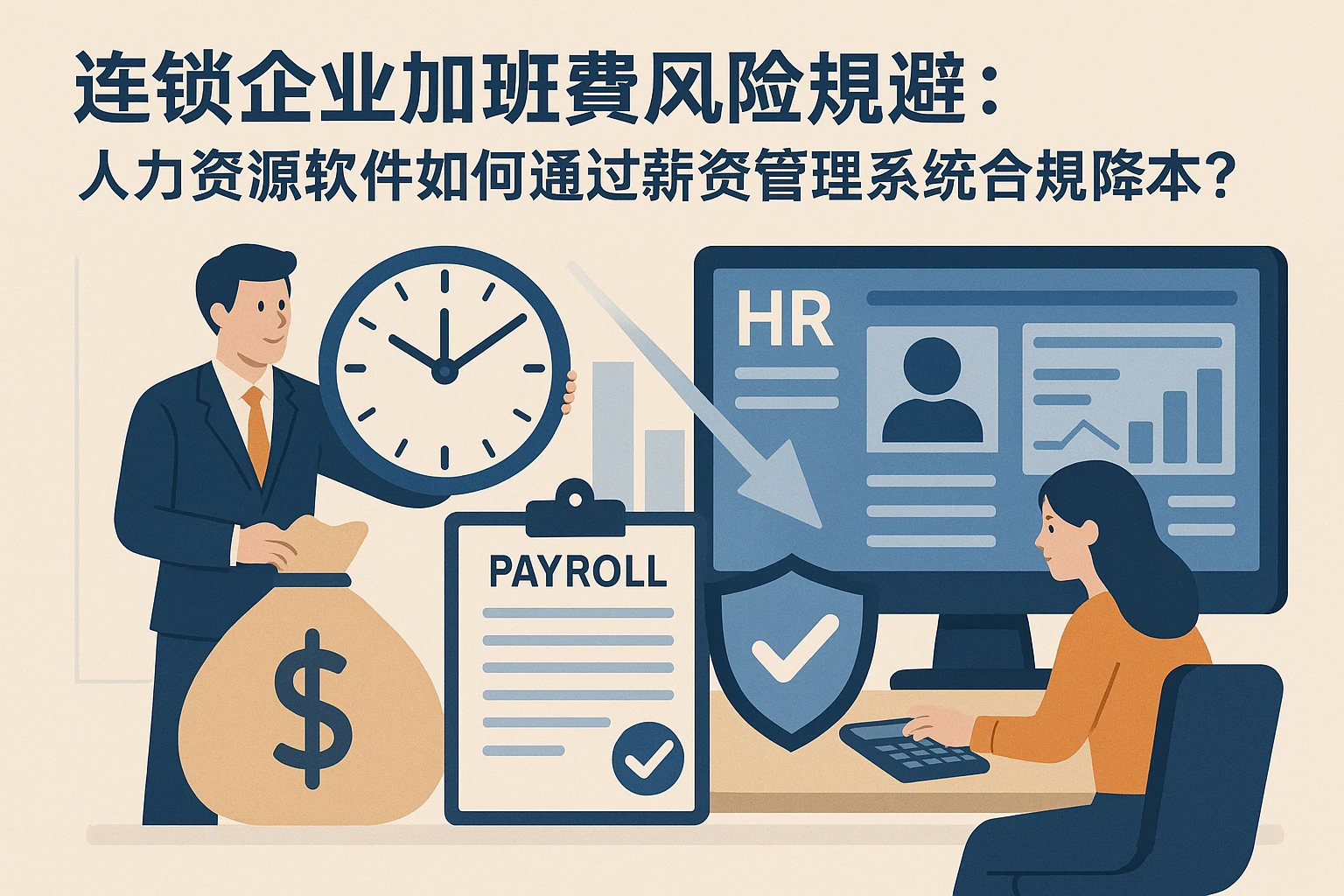 连锁企业加班费风险规避：人力资源软件如何通过薪资管理系统合规降本？