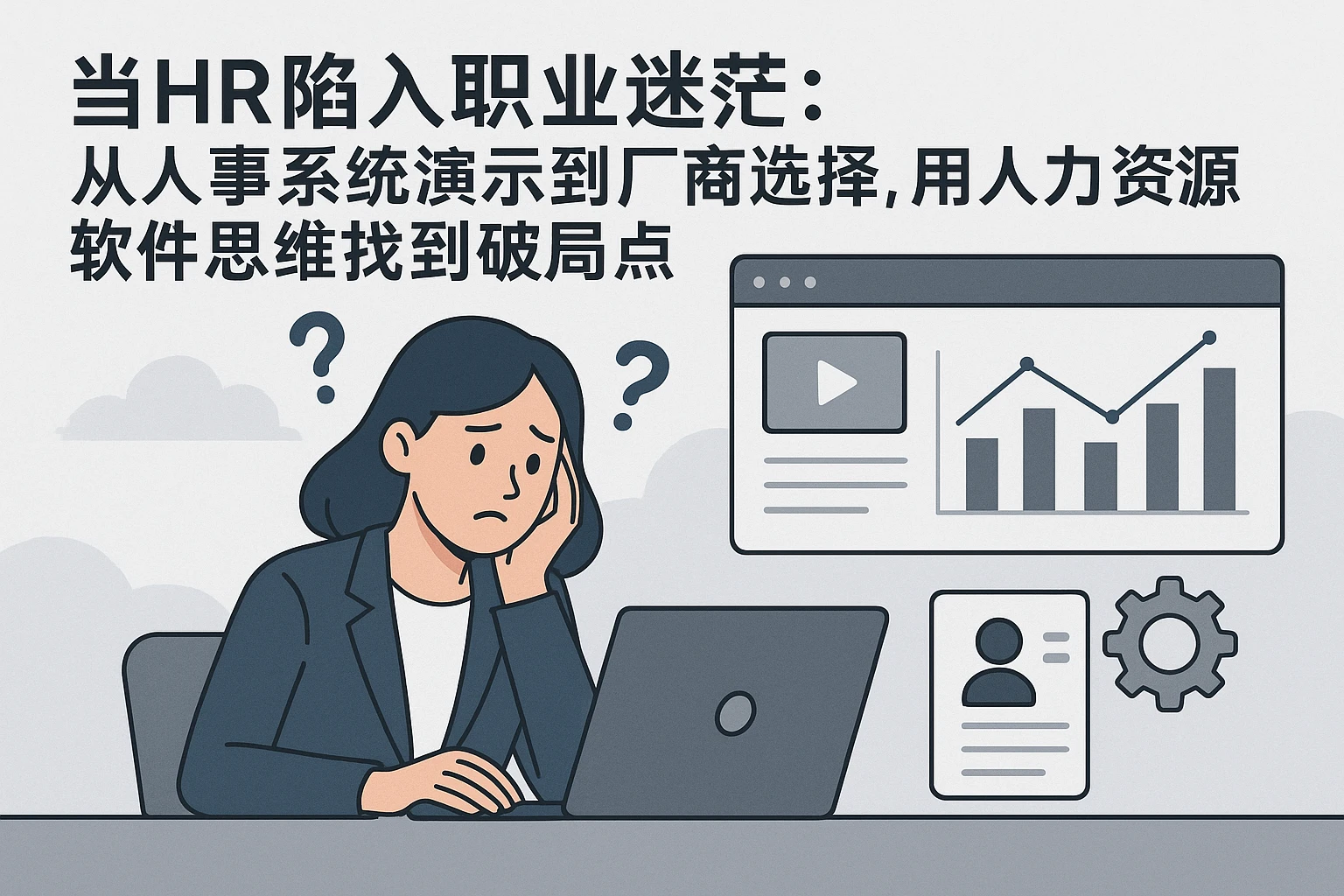 当HR陷入职业迷茫：从人事系统演示到厂商选择，用人力资源软件思维找到破局点