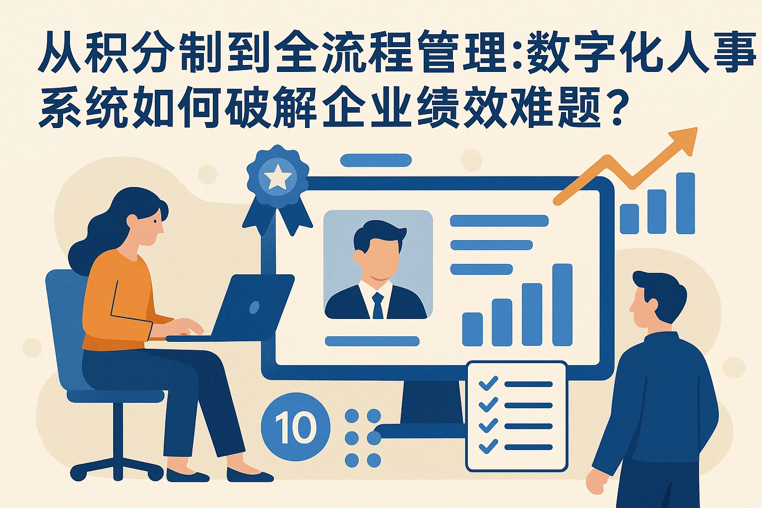 从积分制到全流程管理：数字化人事系统如何破解企业绩效难题？