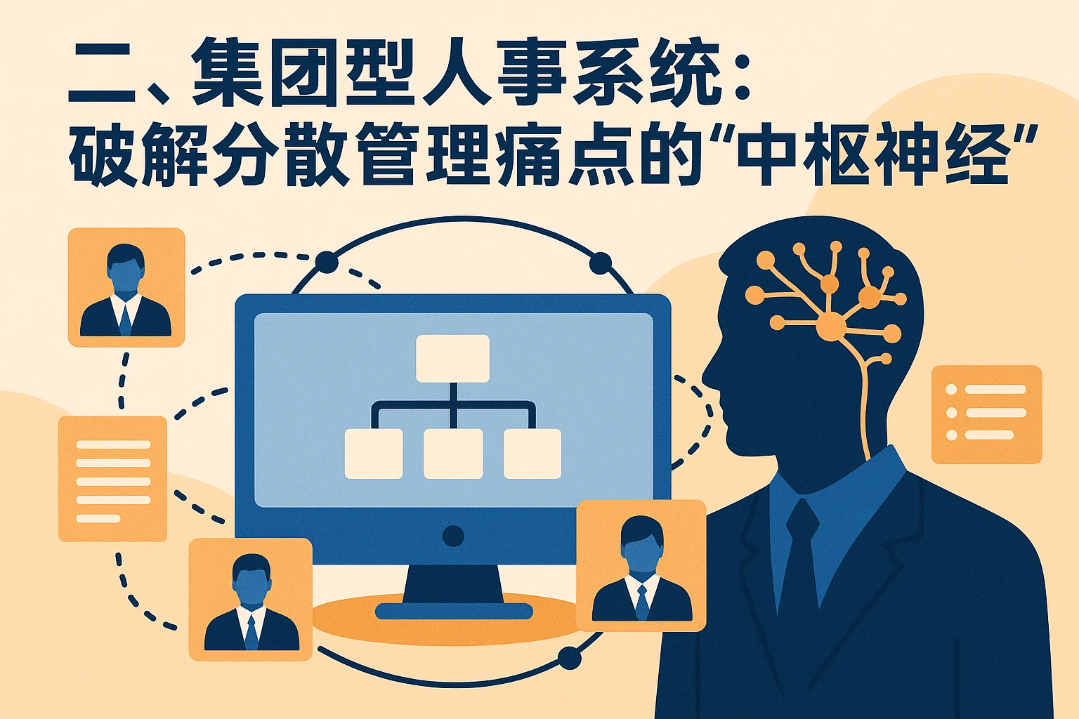 二、集团型人事系统：破解分散管理痛点的“中枢神经”