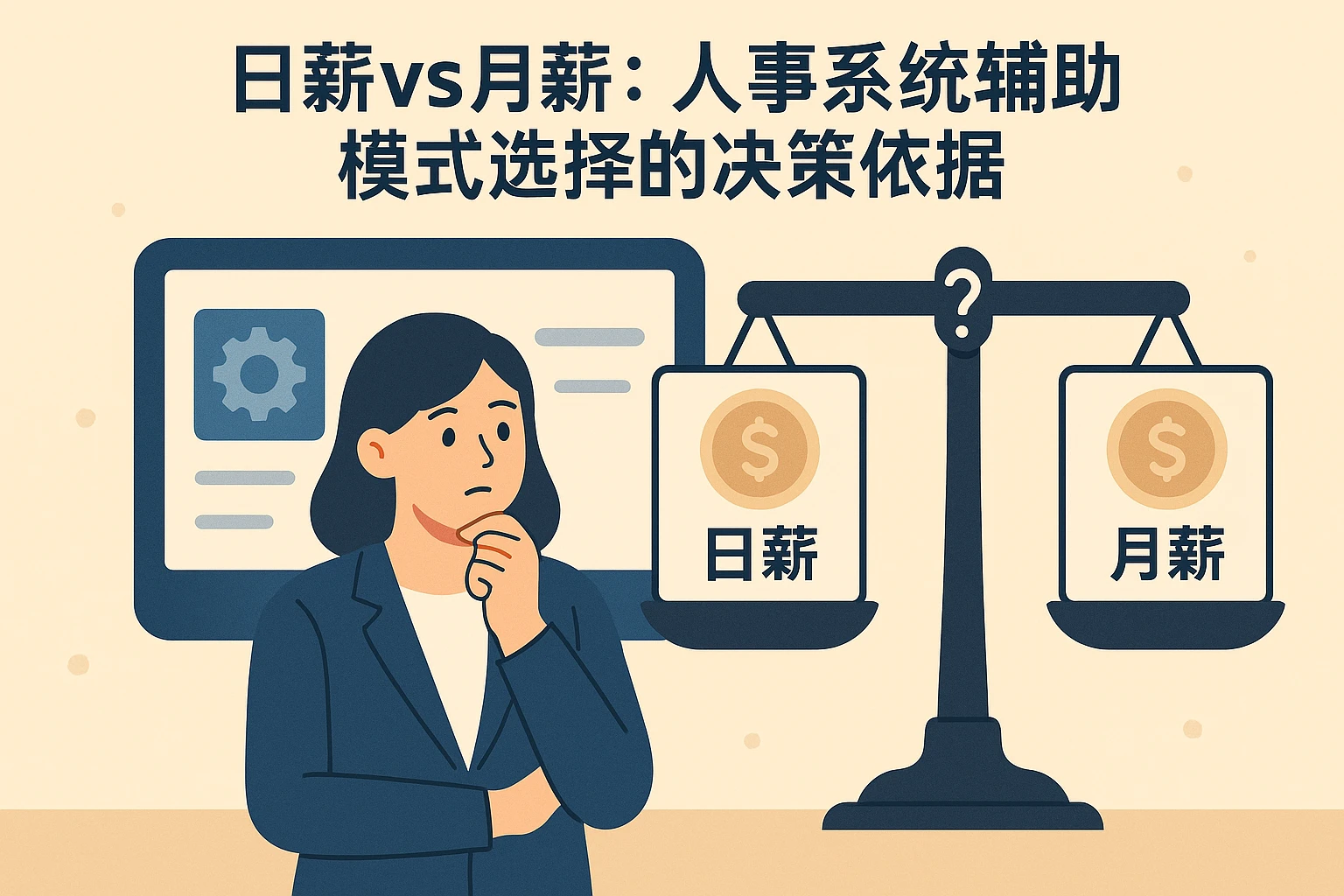 2. 日薪vs月薪：人事系统辅助模式选择的决策依据