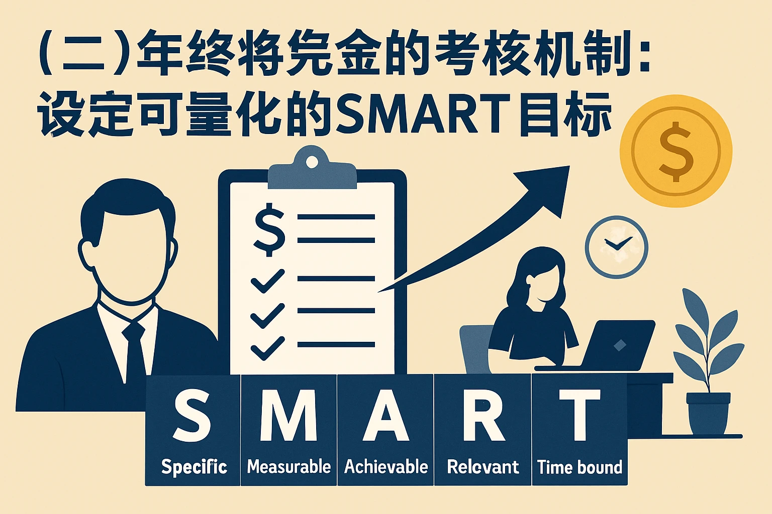 （二）年终奖金的考核机制：设定可量化的SMART目标