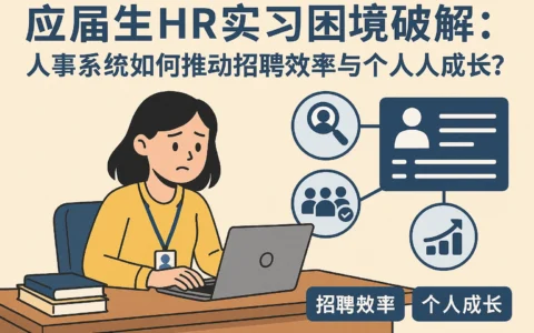 应届生HR实习困境破解：人事系统如何推动招聘效率与个人成长？