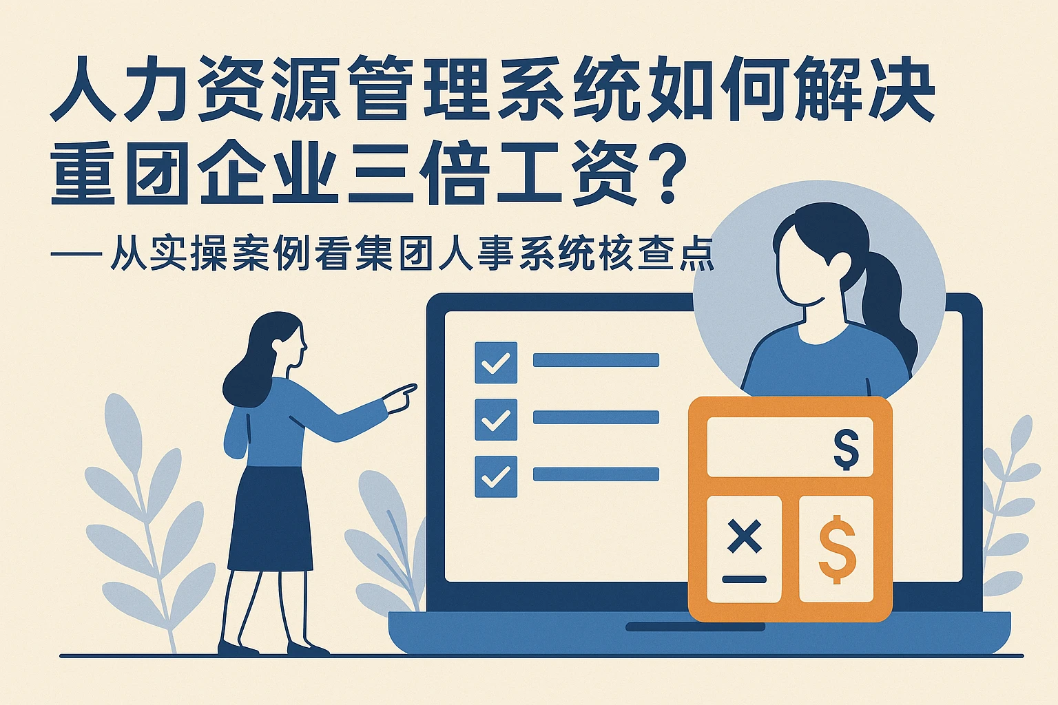 人力资源管理系统如何解决集团企业三倍工资核算痛点？——从实操案例看集团人事系统的选择逻辑