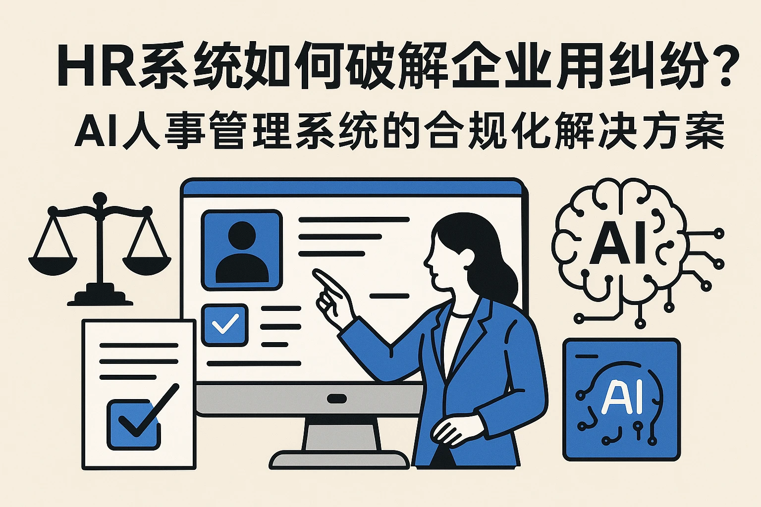 HR系统如何破解企业用工纠纷？AI人事管理系统的合规化解决方案