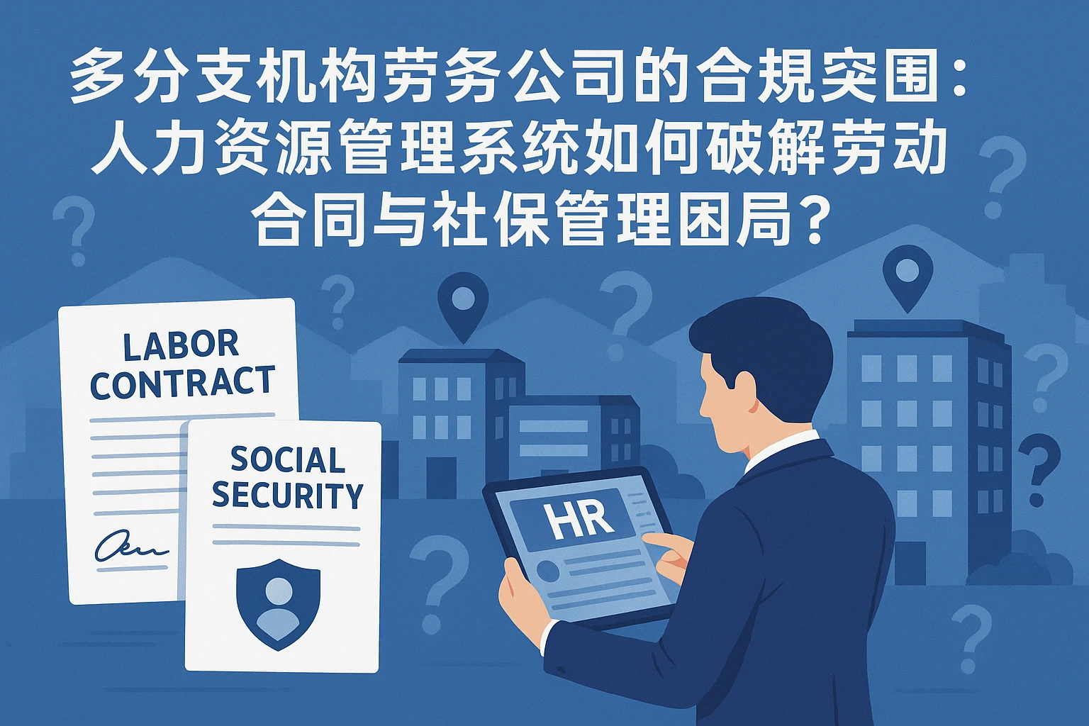 多分支机构劳务公司的合规突围：人力资源管理系统如何破解劳动合同与社保管理困局？