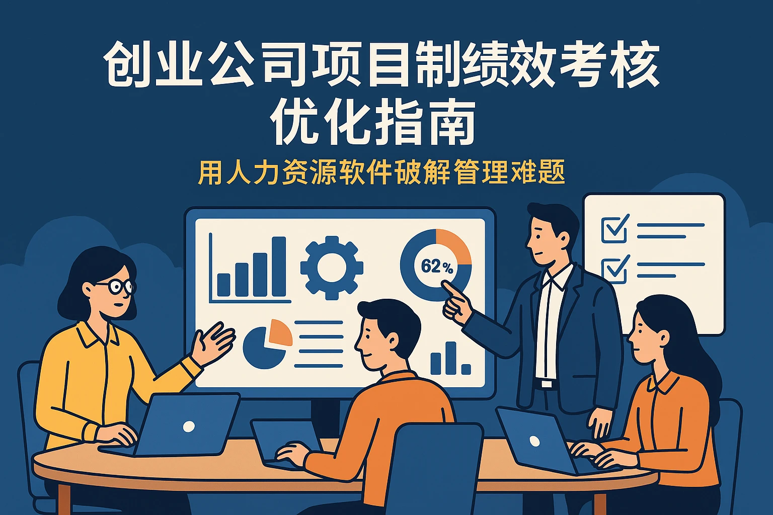 创业公司项目制绩效考核优化指南：用人力资源软件破解管理难题