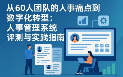 从60人团队的人事痛点到数字化转型：人事管理系统评测与实践指南