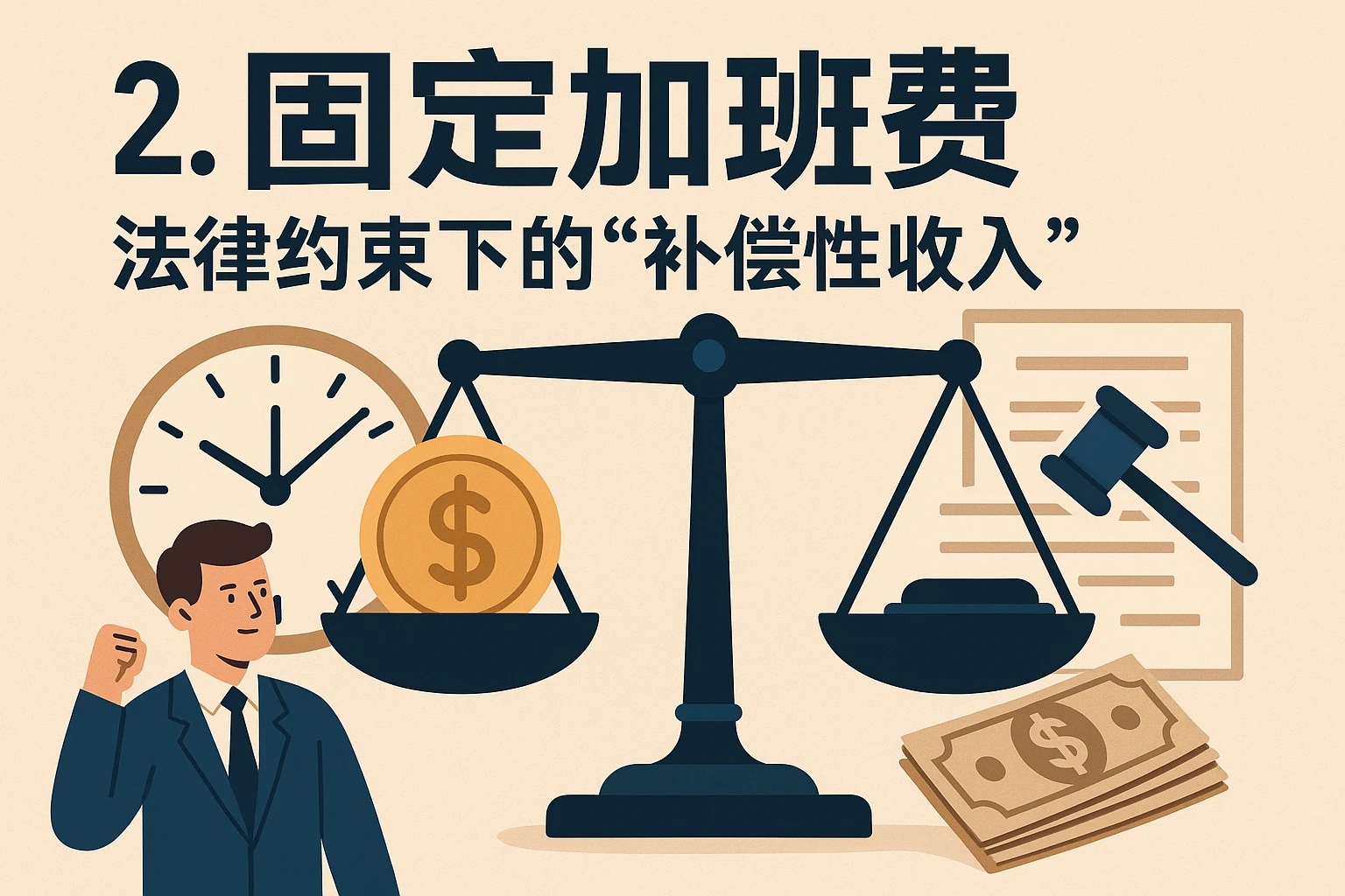 2. 固定加班费：法律约束下的“补偿性收入”