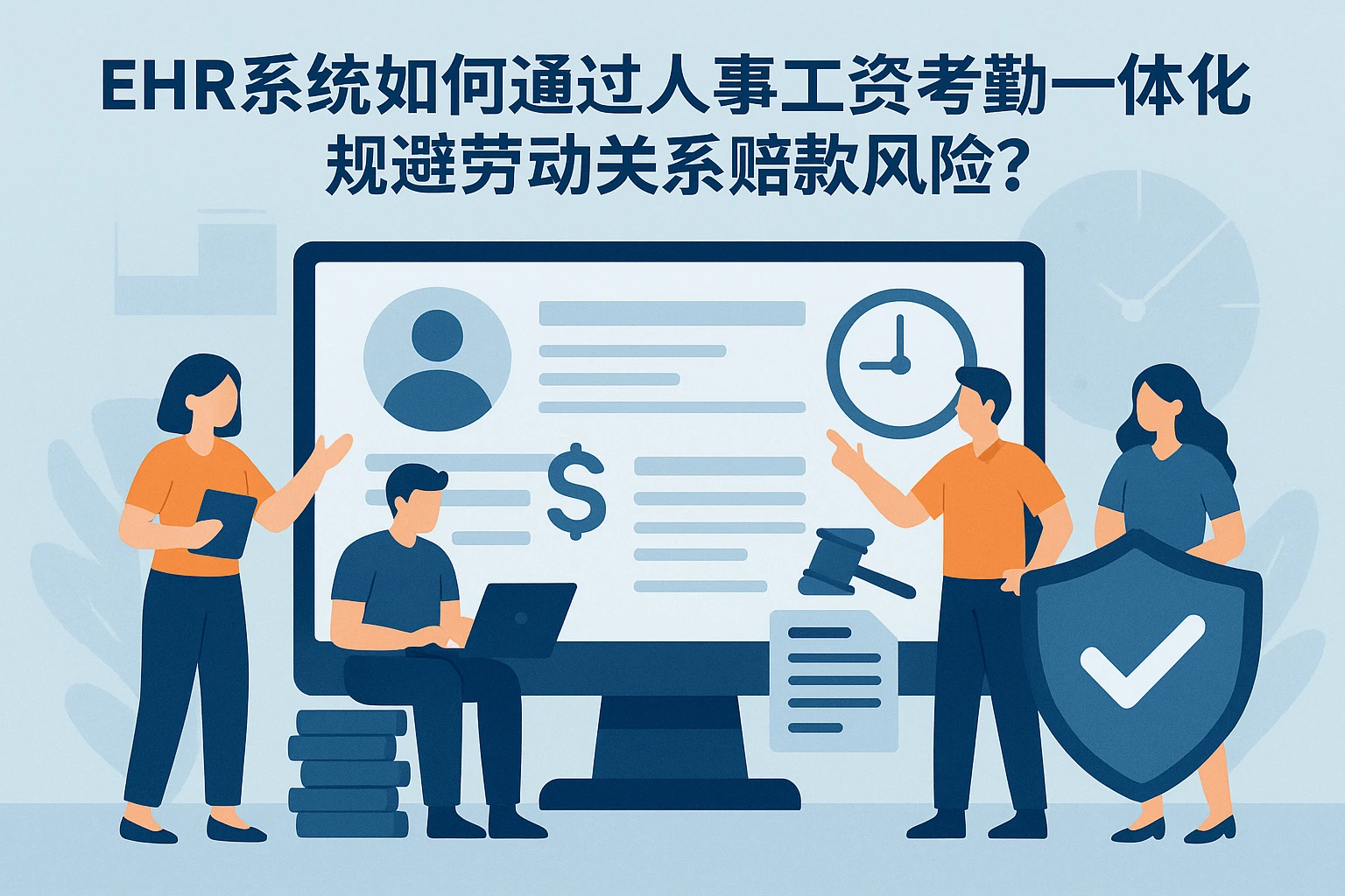EHR系统如何通过人事工资考勤一体化规避劳动关系赔款风险？