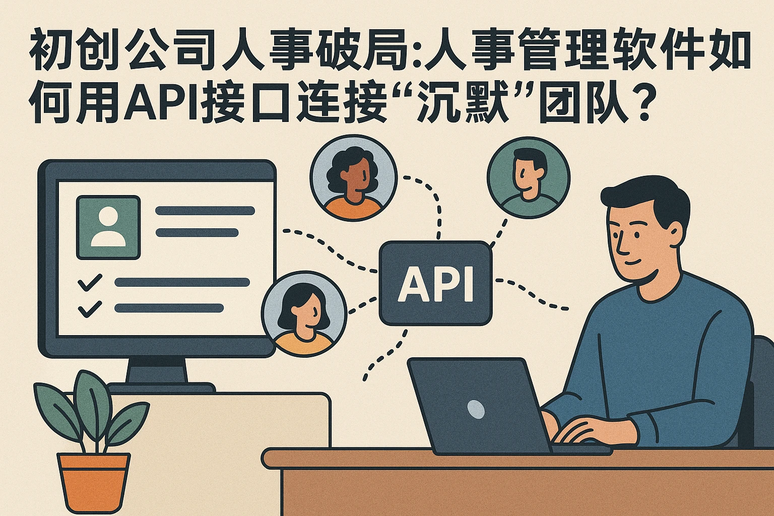 初创公司人事破局：人事管理软件如何用API接口连接“沉默”团队？