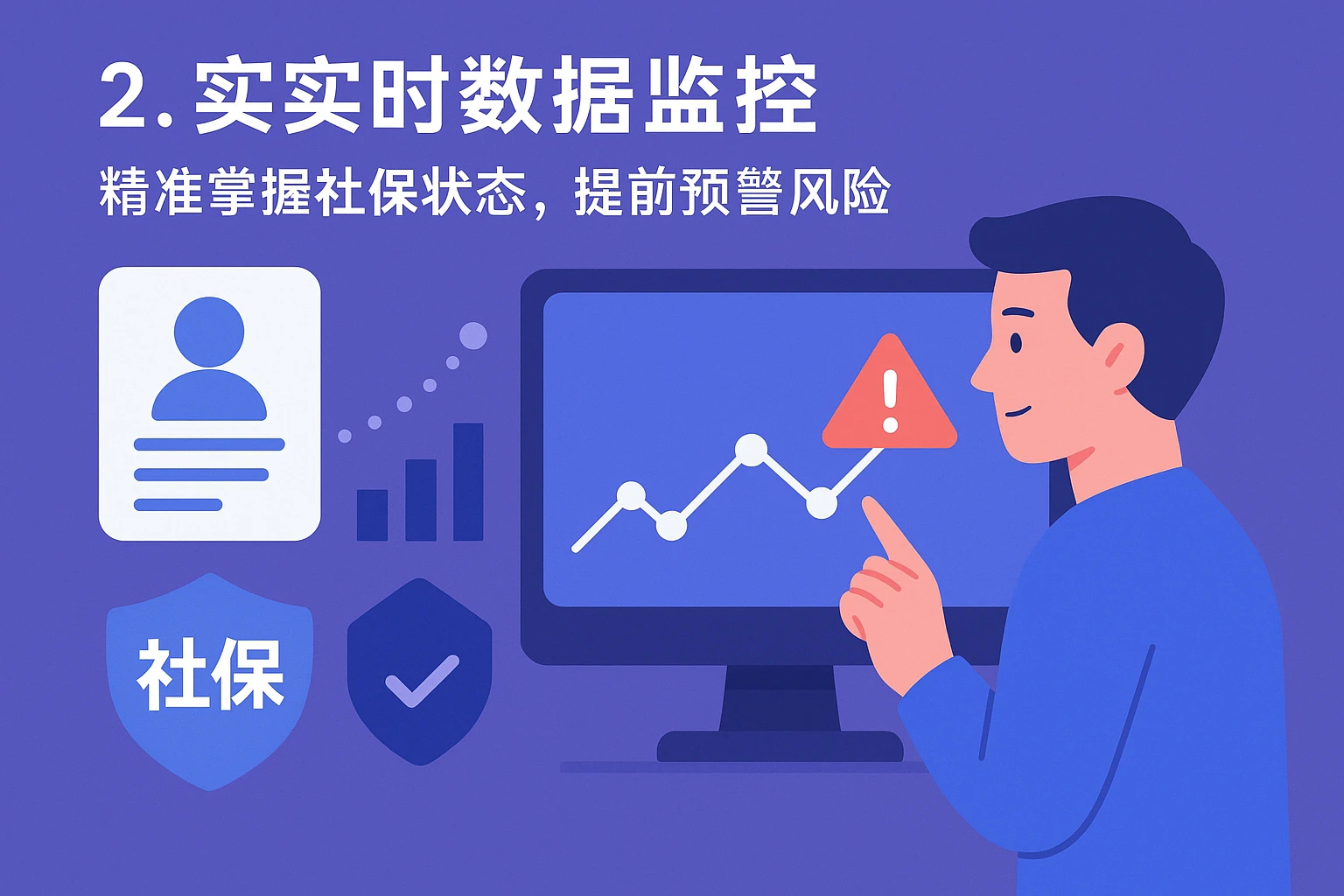2. 实时数据监控:精准掌握社保状态,提前预警风险