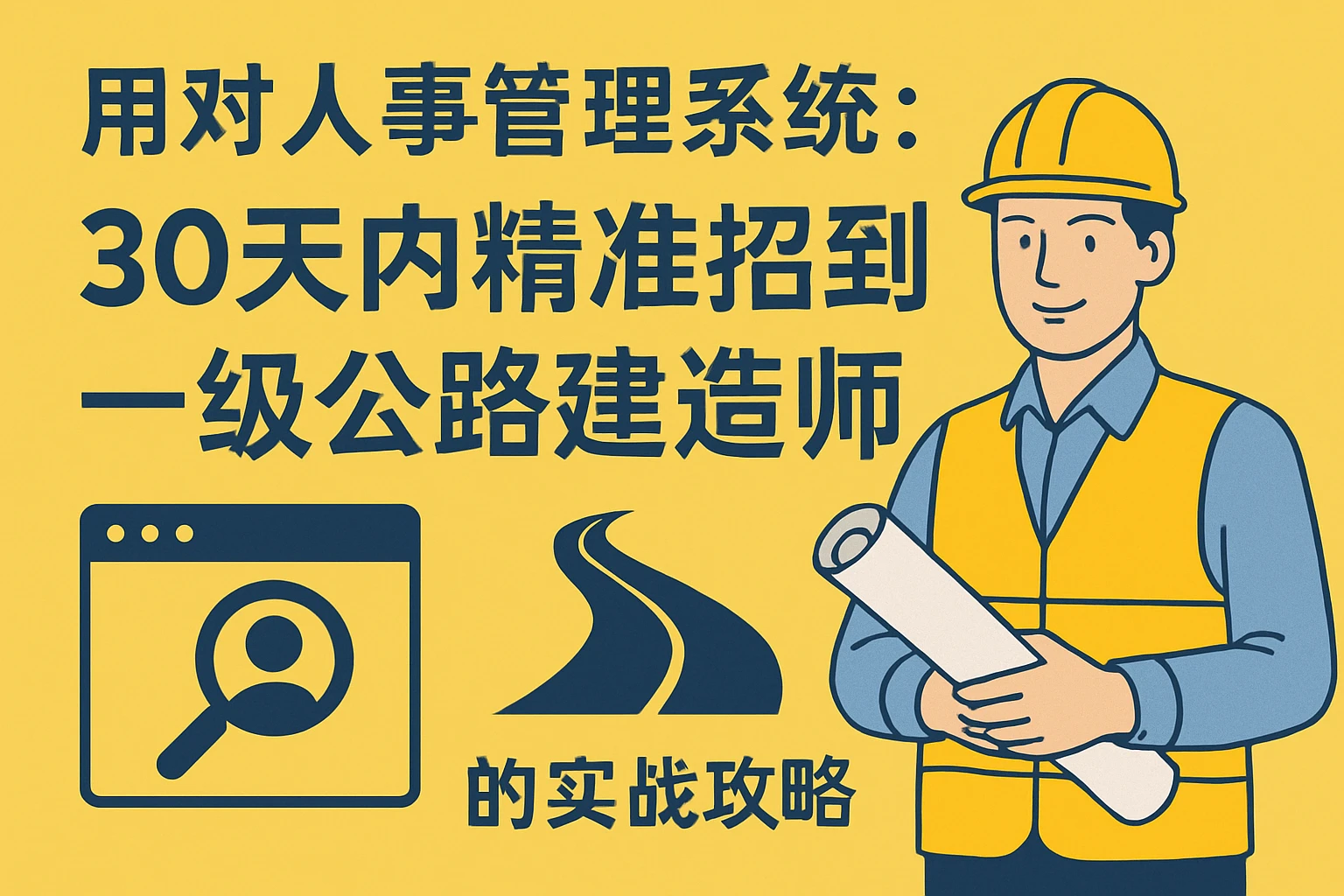 用对人事管理系统：30天内精准招到一级公路建造师的实战攻略