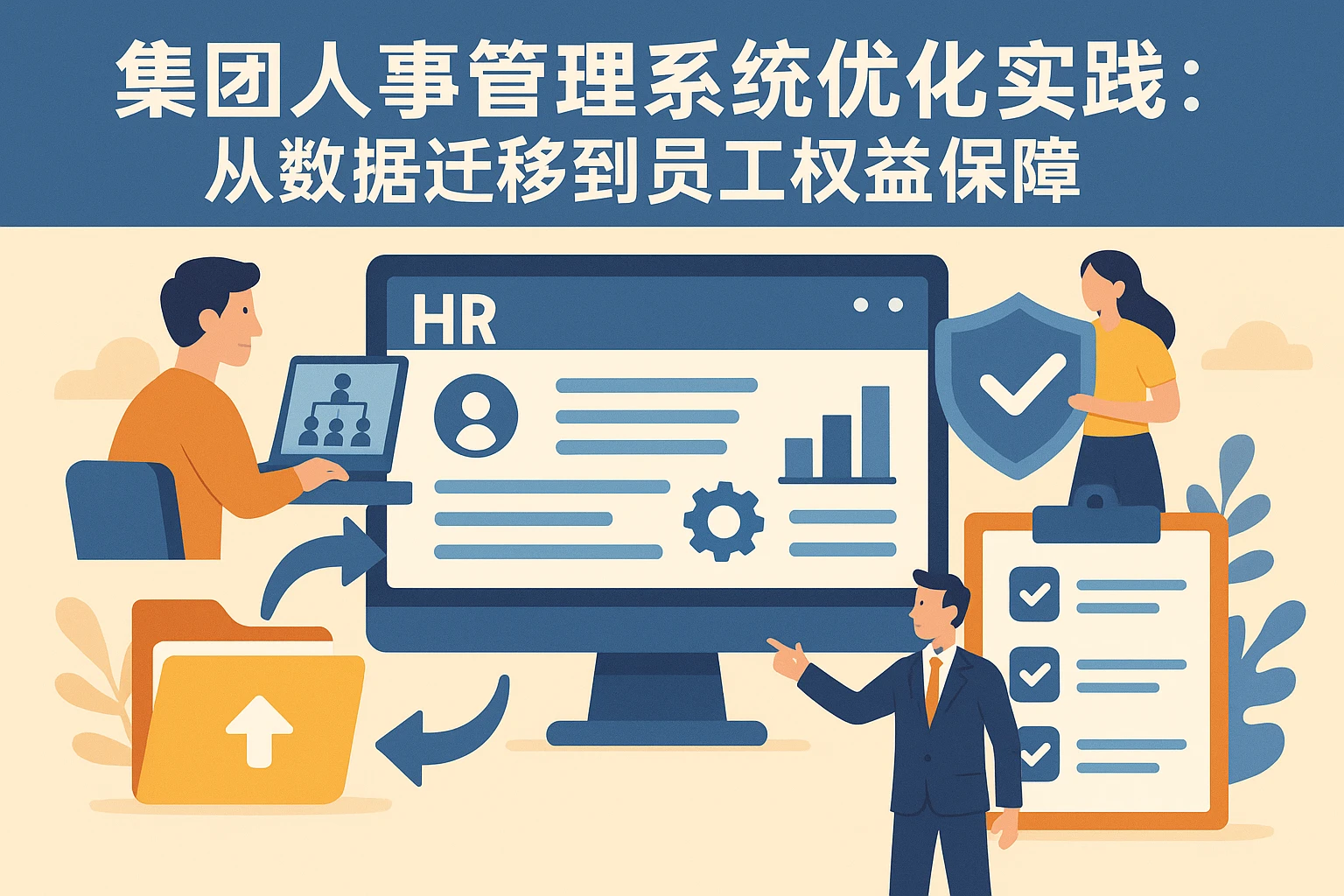 集团人事管理系统优化实践：从数据迁移到员工权益保障